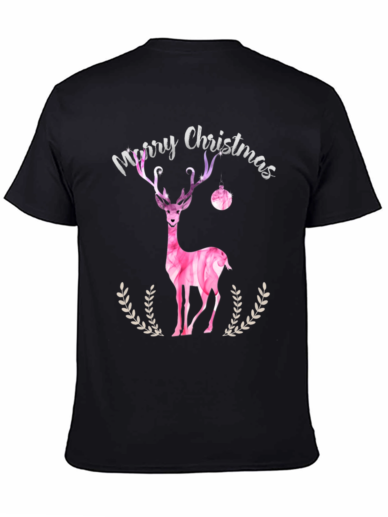 Merry Christmas Deer Graphic Tee