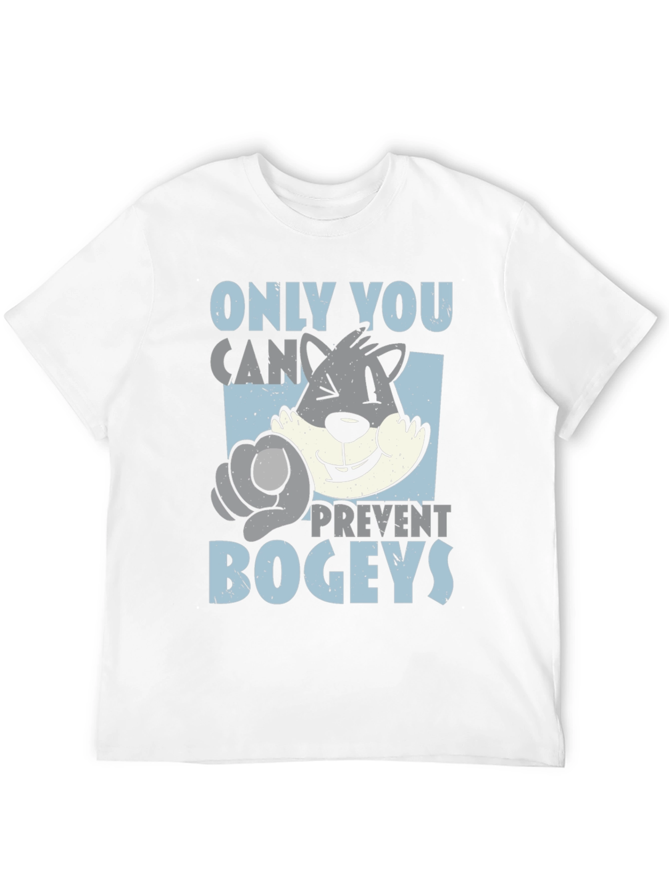 Only You Can Prevent Bogeys T-Shirt Golf Funny Tee