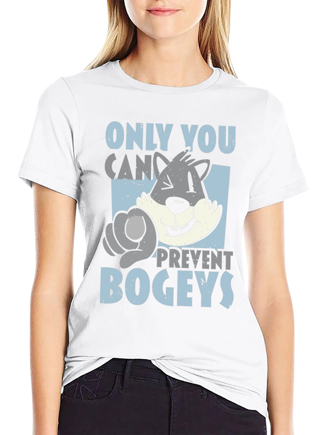 Only You Can Prevent Bogeys T-Shirt Golf Funny Tee