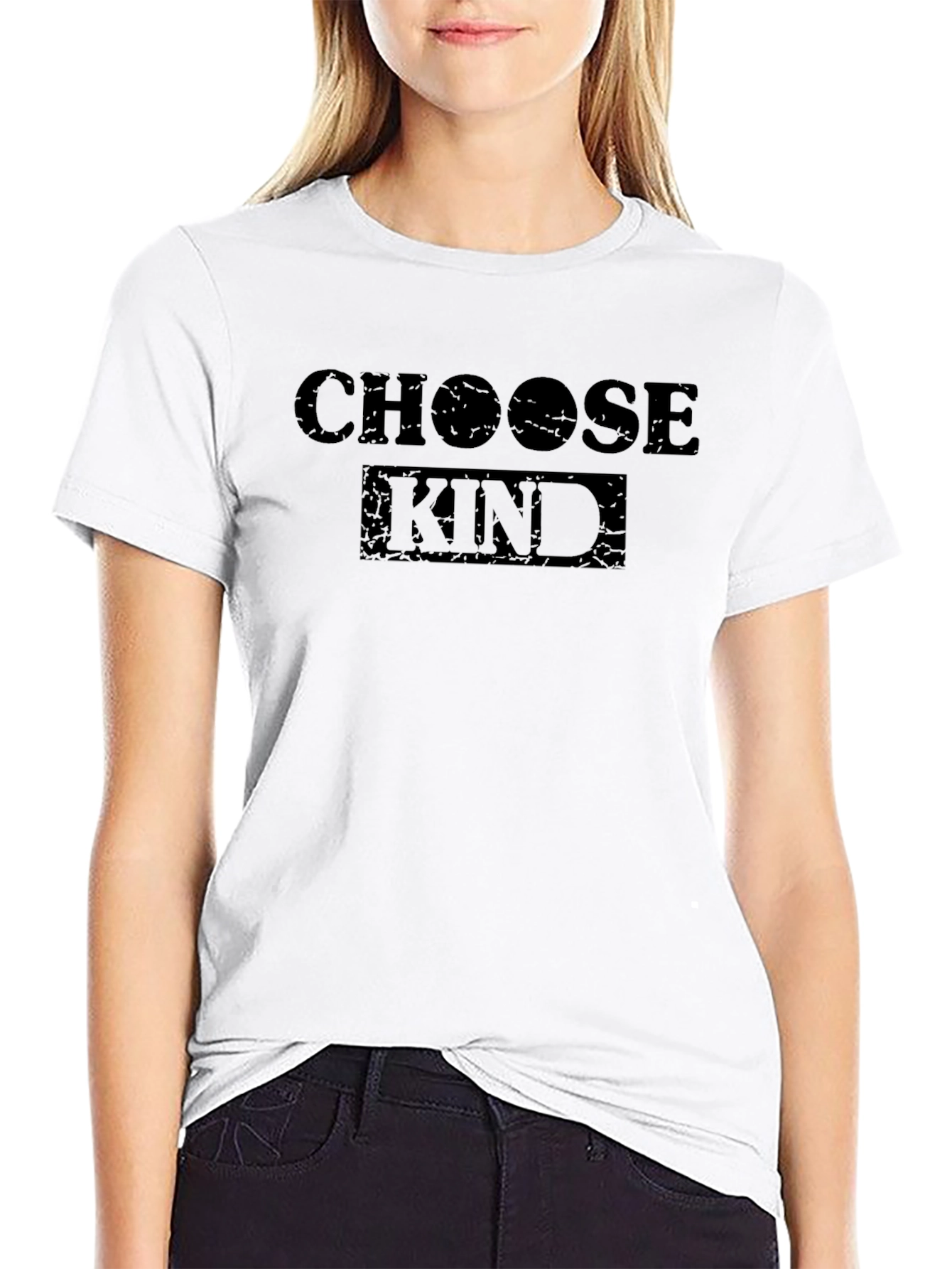 Choose Kind Graphic Tee - Soft Black Cotton T-Shirt