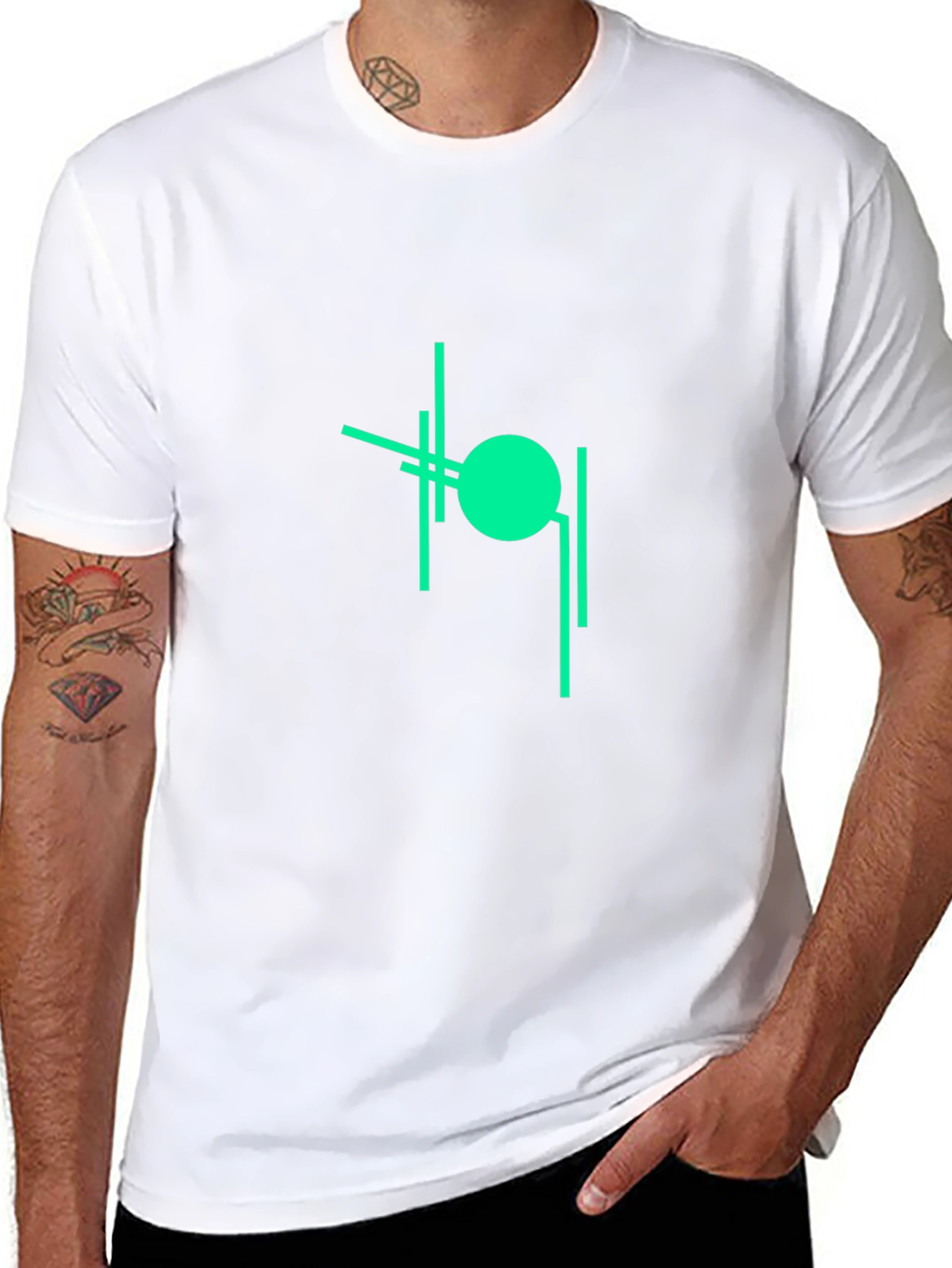 Abstract Graphic Tee - Modern Design