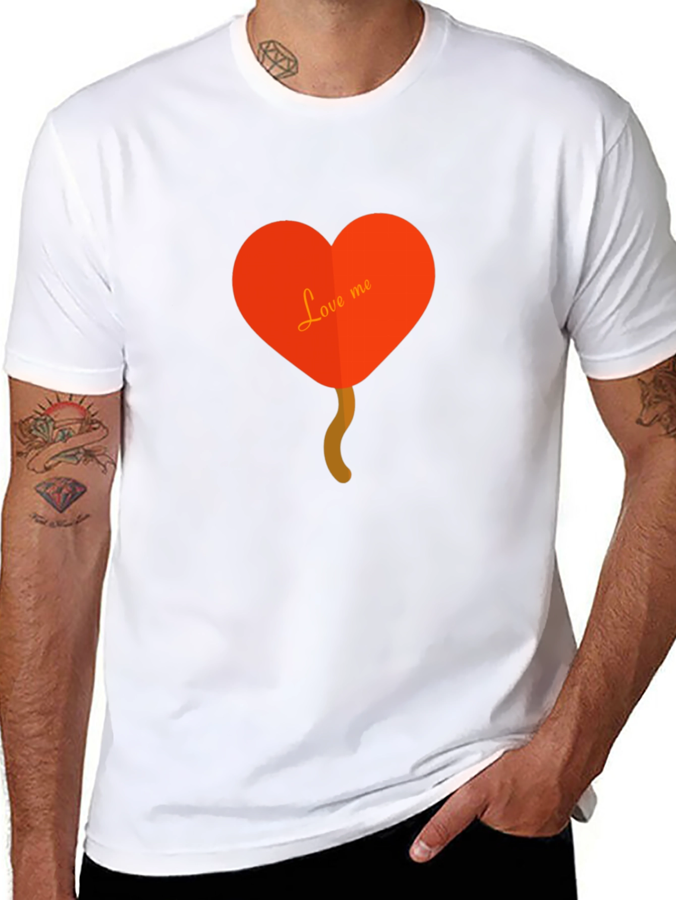 Love Me Heart Balloon Graphic Tee