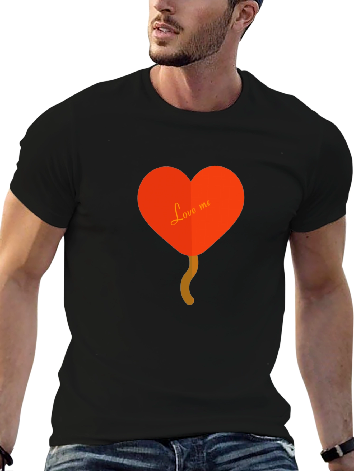 Love Me Heart Balloon Graphic Tee