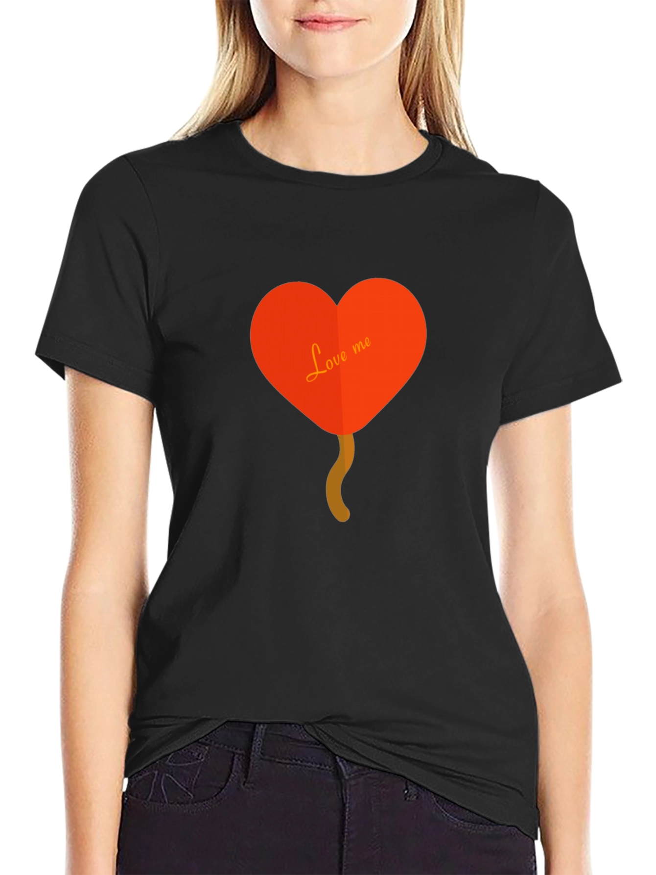 Love Me Heart Balloon Graphic Tee