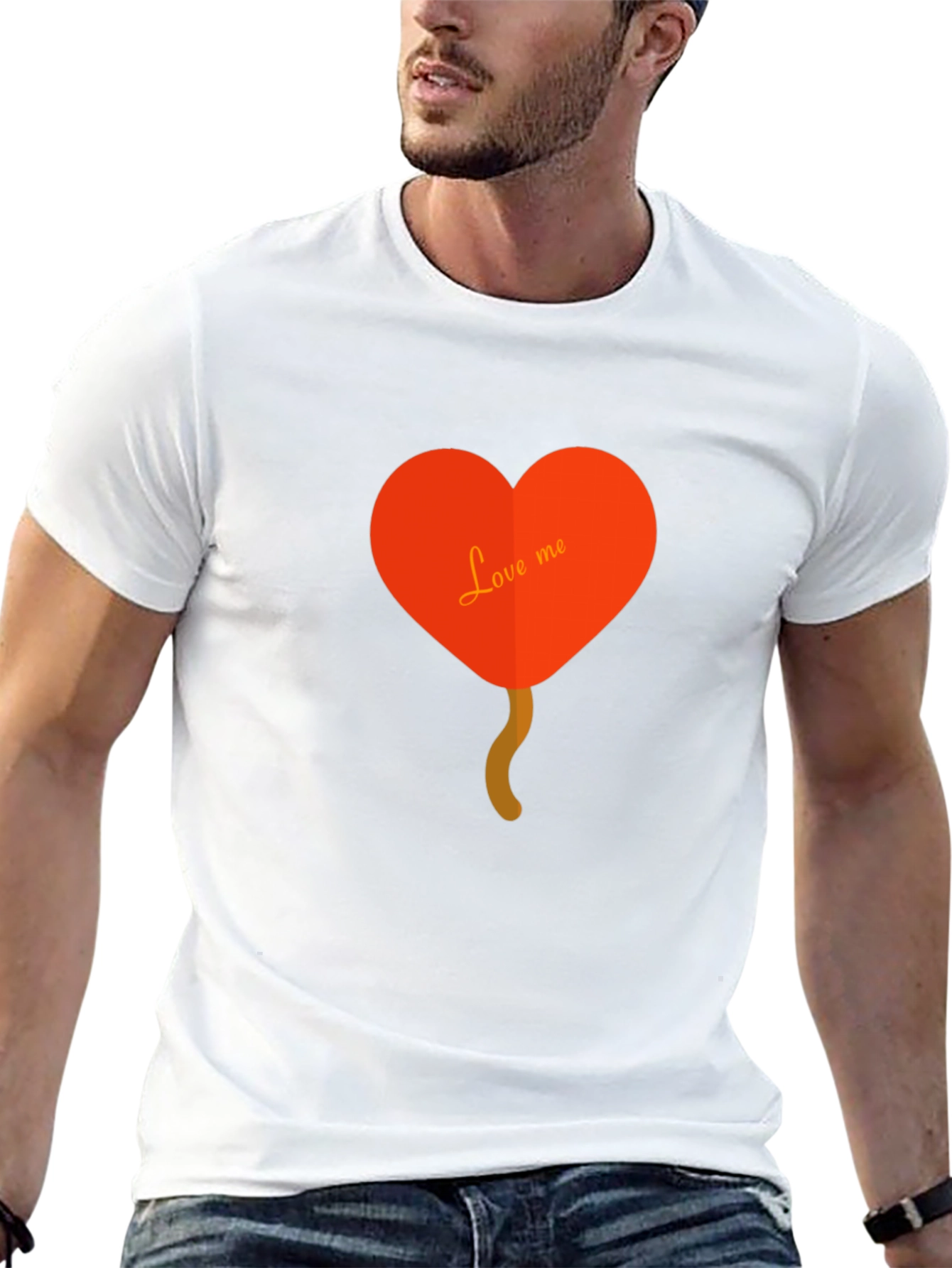 Love Me Heart Balloon Graphic Tee