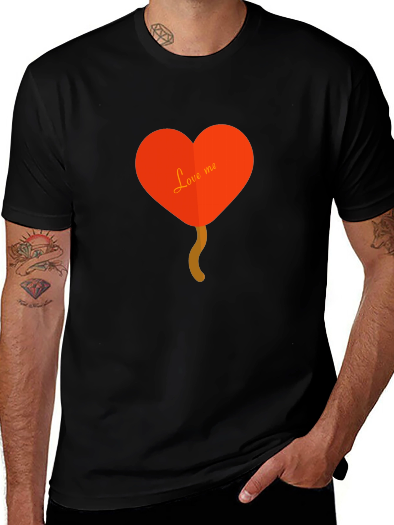 Love Me Heart Balloon Graphic Tee