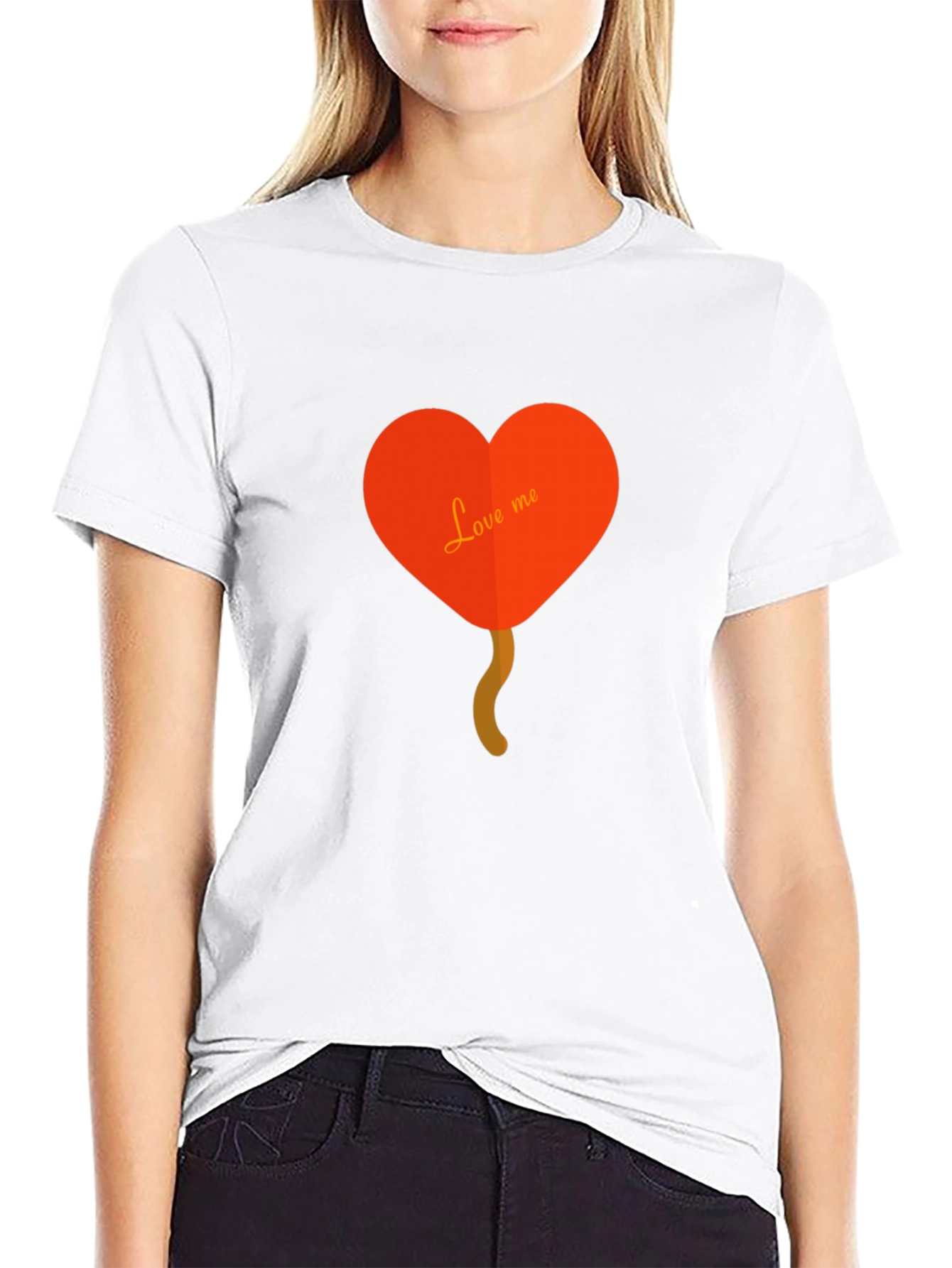 Love Me Heart Balloon Graphic Tee