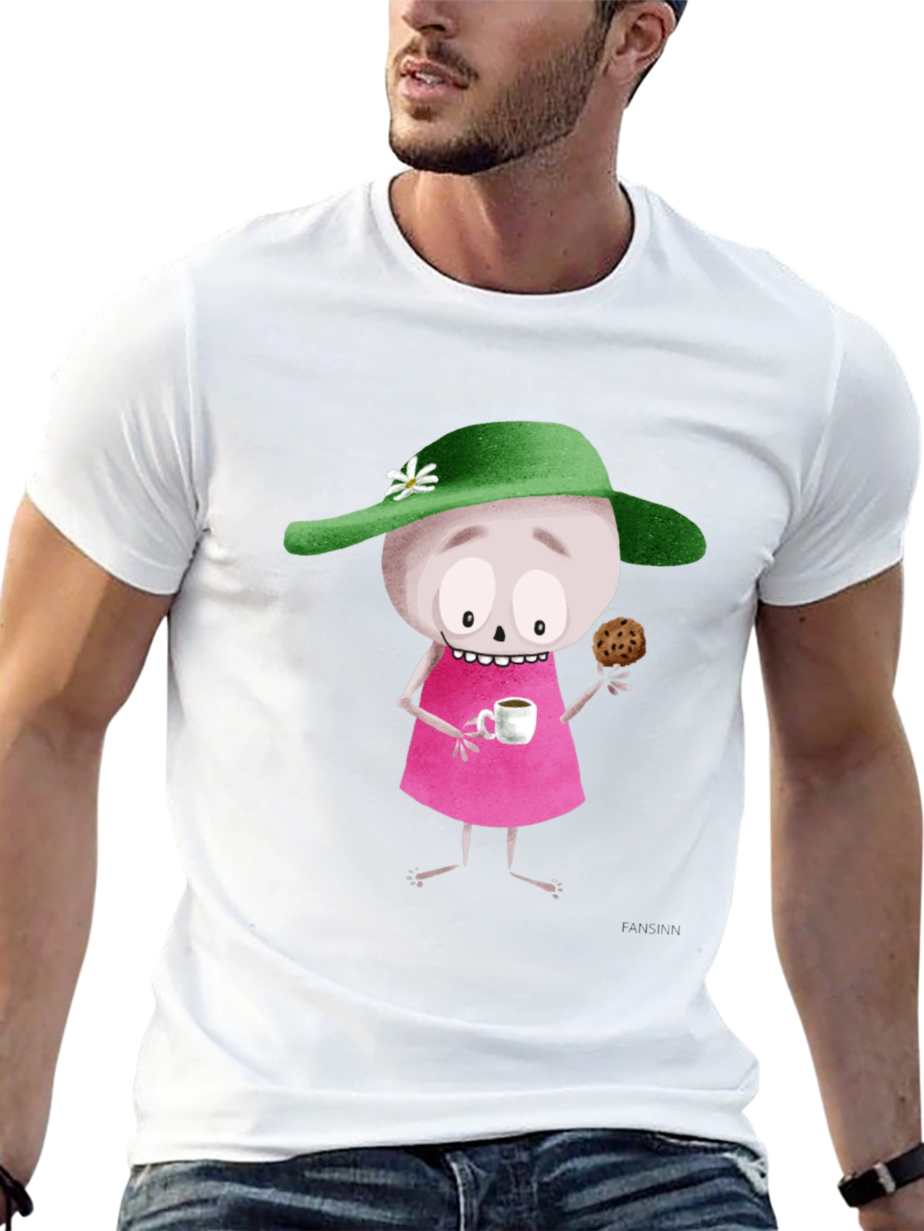 Whimsical Cartoon T-Shirt - Unique Design