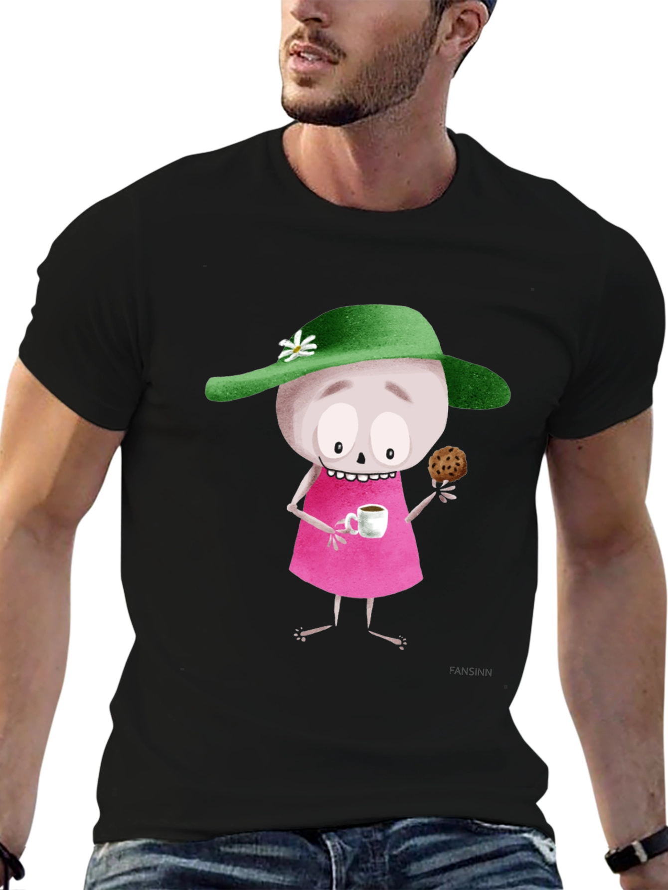 Whimsical Cartoon T-Shirt - Unique Design