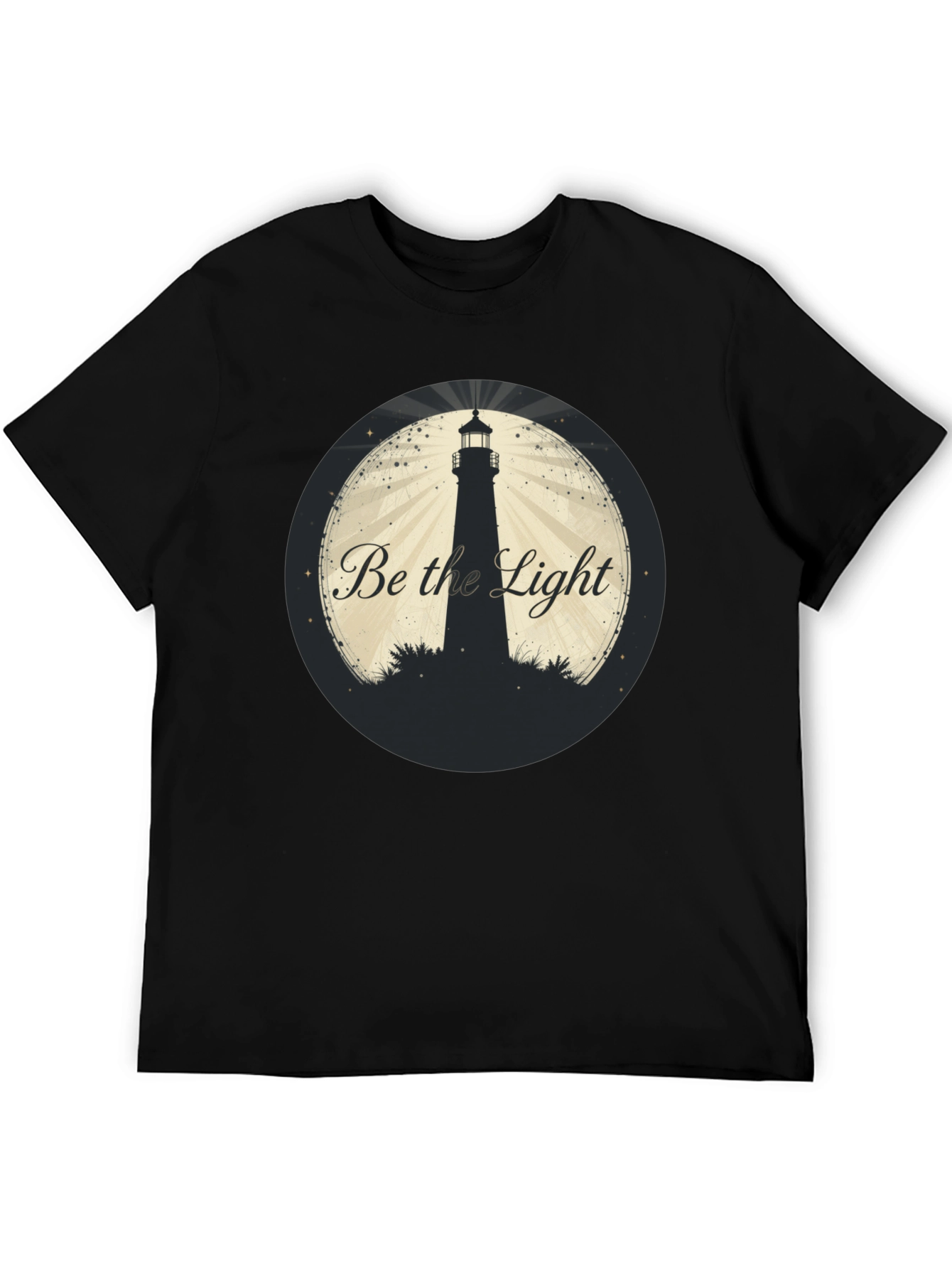 Be the Light Lighthouse Graphic T-Shirt