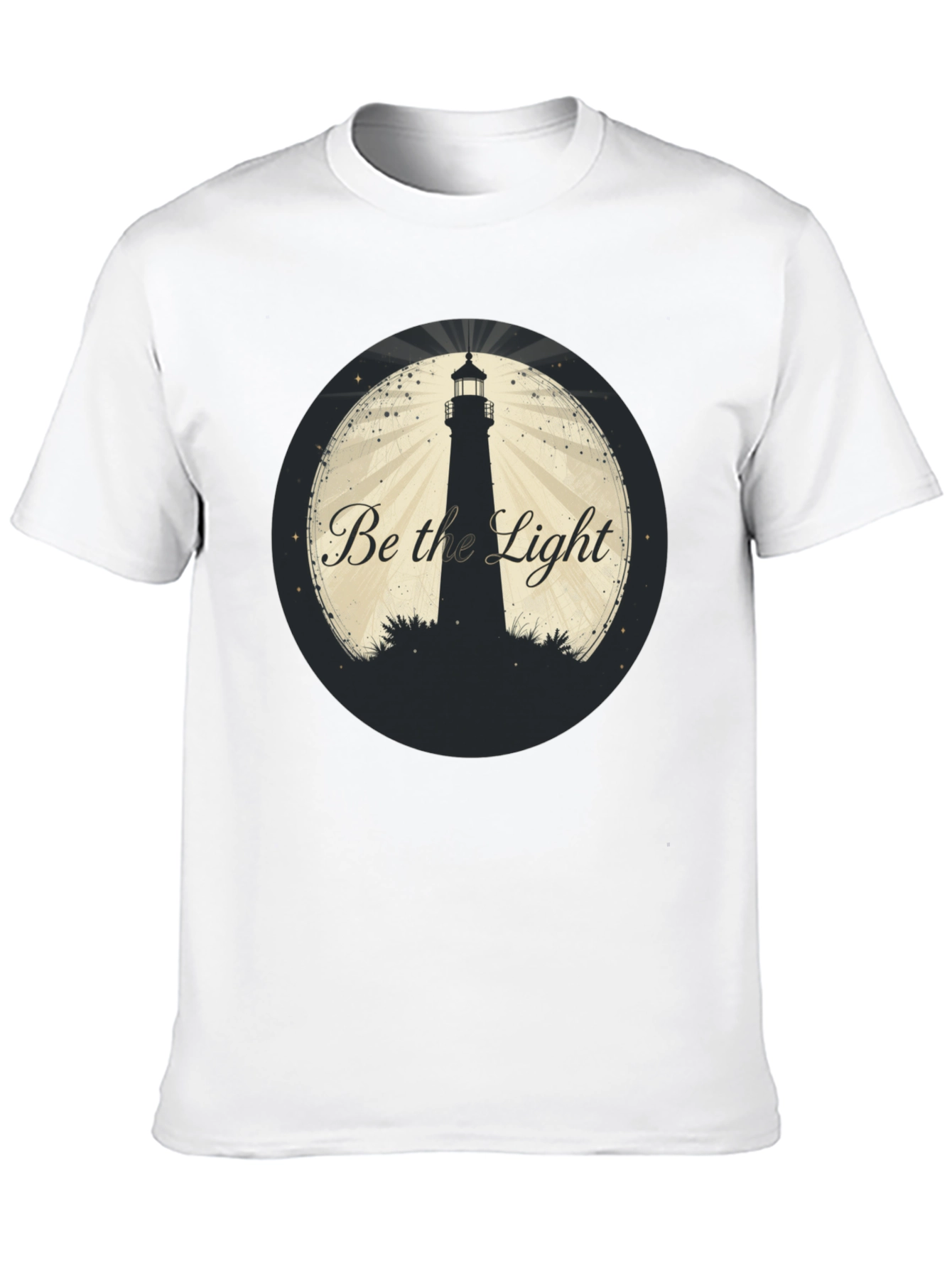 Be the Light Lighthouse Graphic T-Shirt