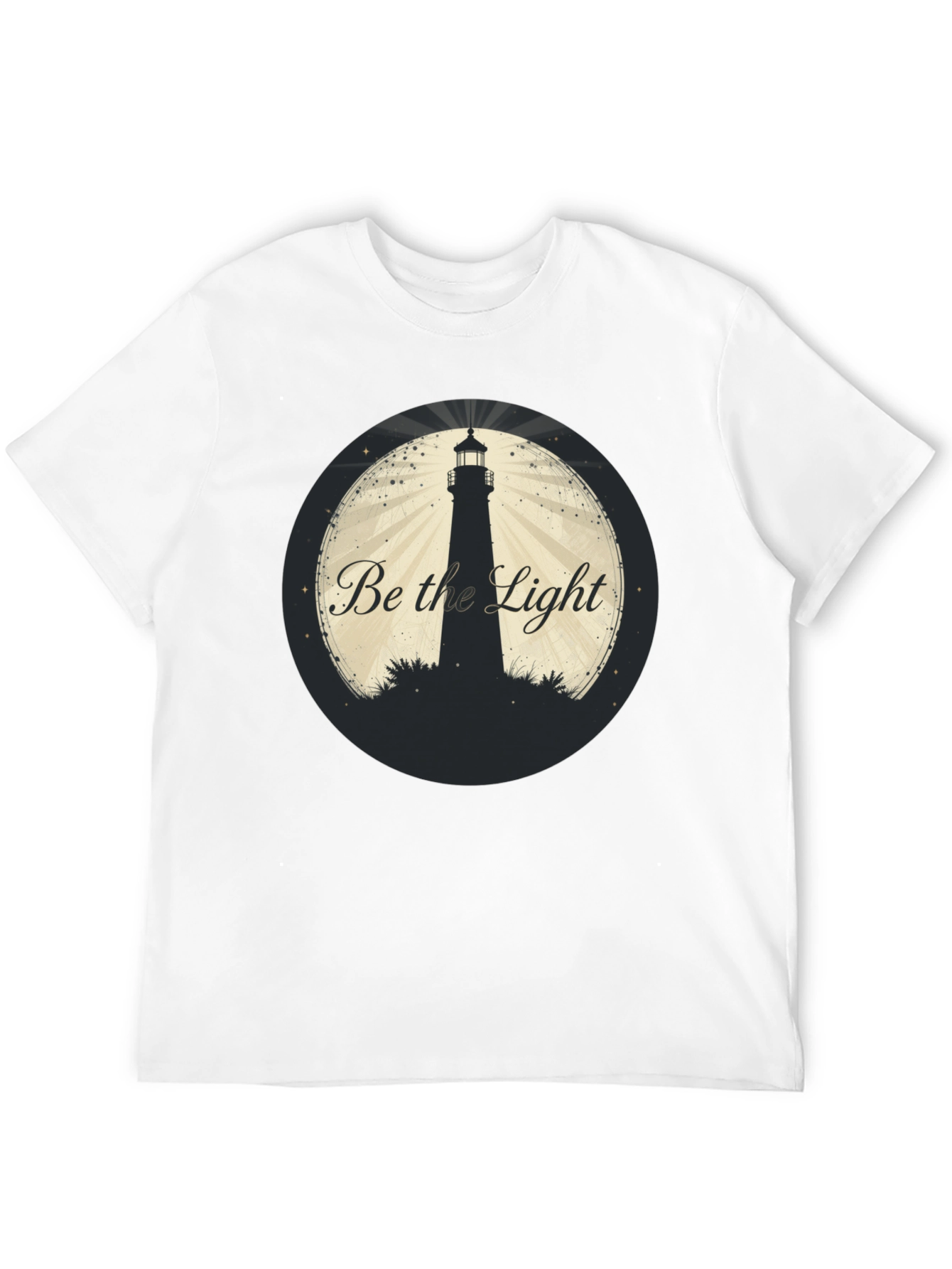 Be the Light Lighthouse Graphic T-Shirt