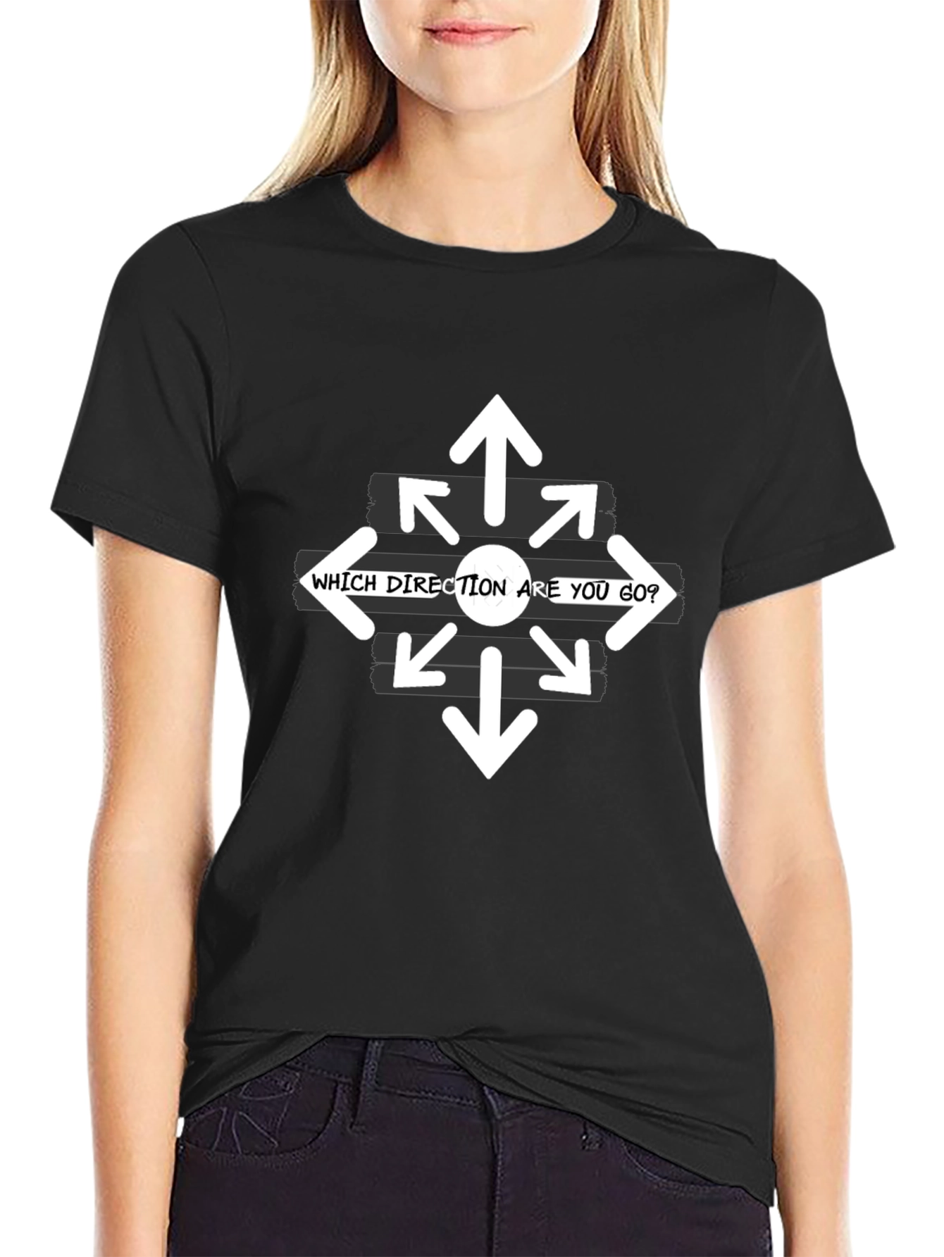 Which Direction Arrow Graphic T-Shirt