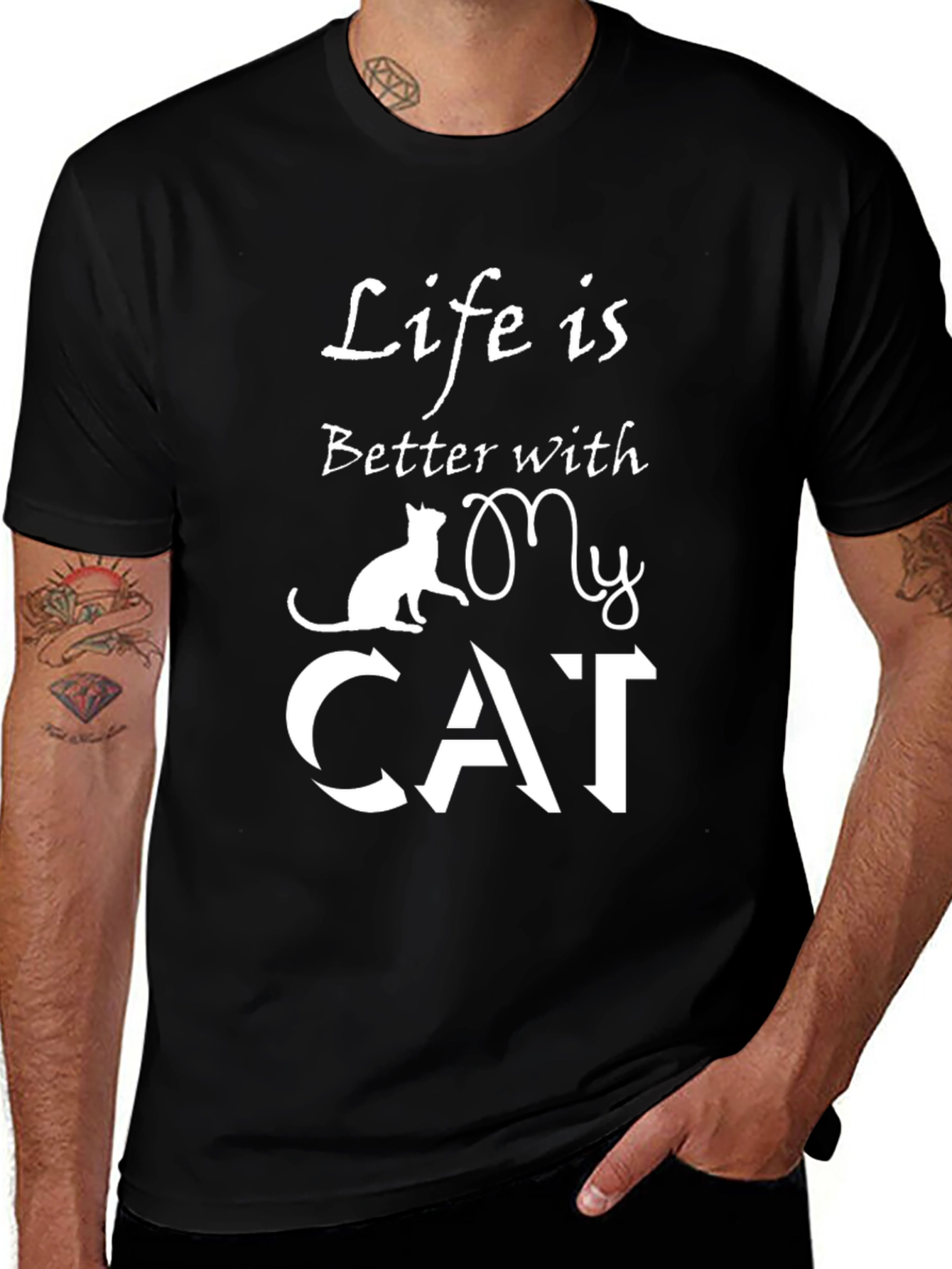 Life is Better with My Cat T-Shirt