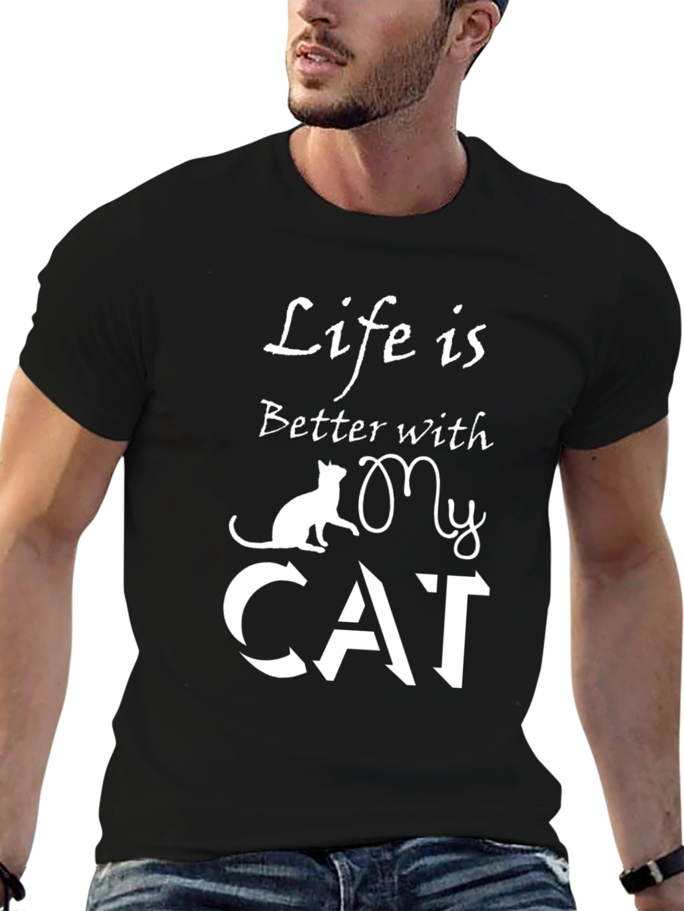 Life is Better with My Cat T-Shirt