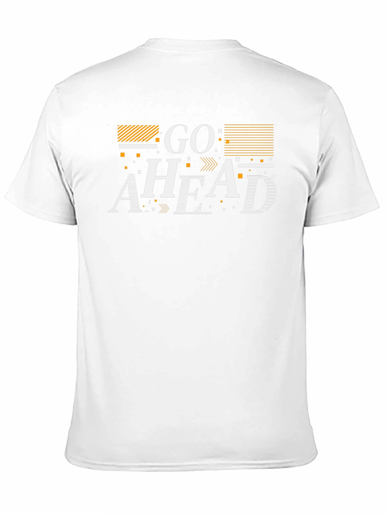 Go Ahead Graphic Print Black T-Shirt