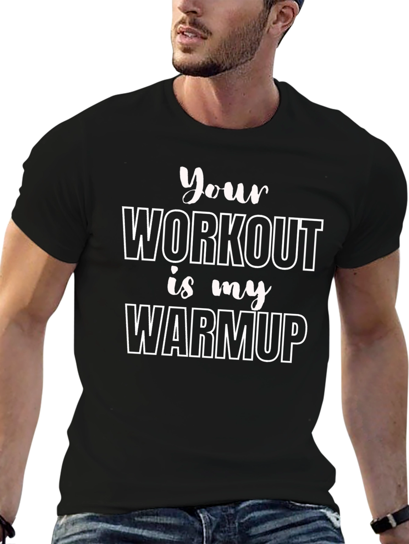 Workout Graphic Tee - Gym Humor Shirt