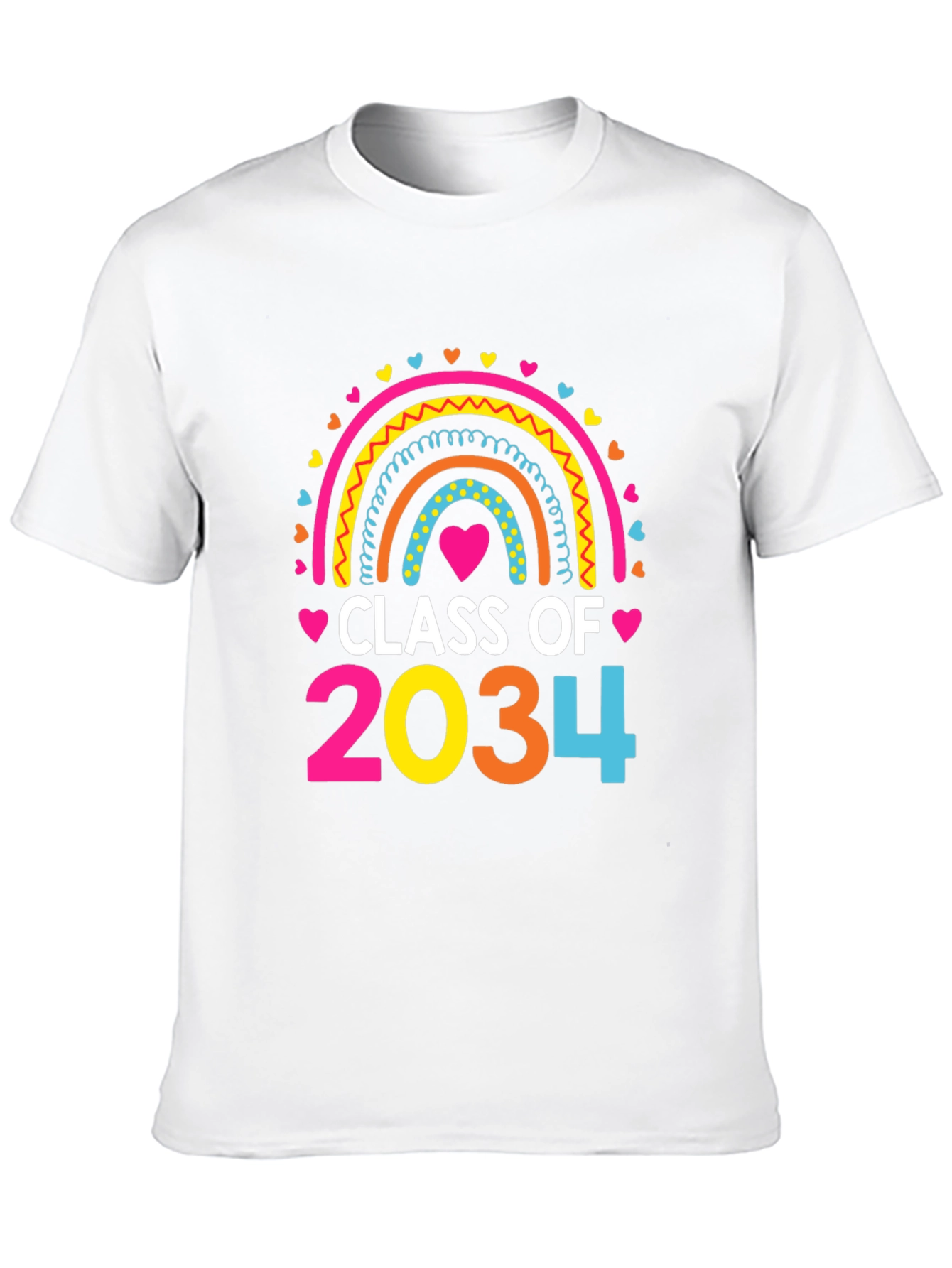 Class of 2034 Rainbow T-Shirt