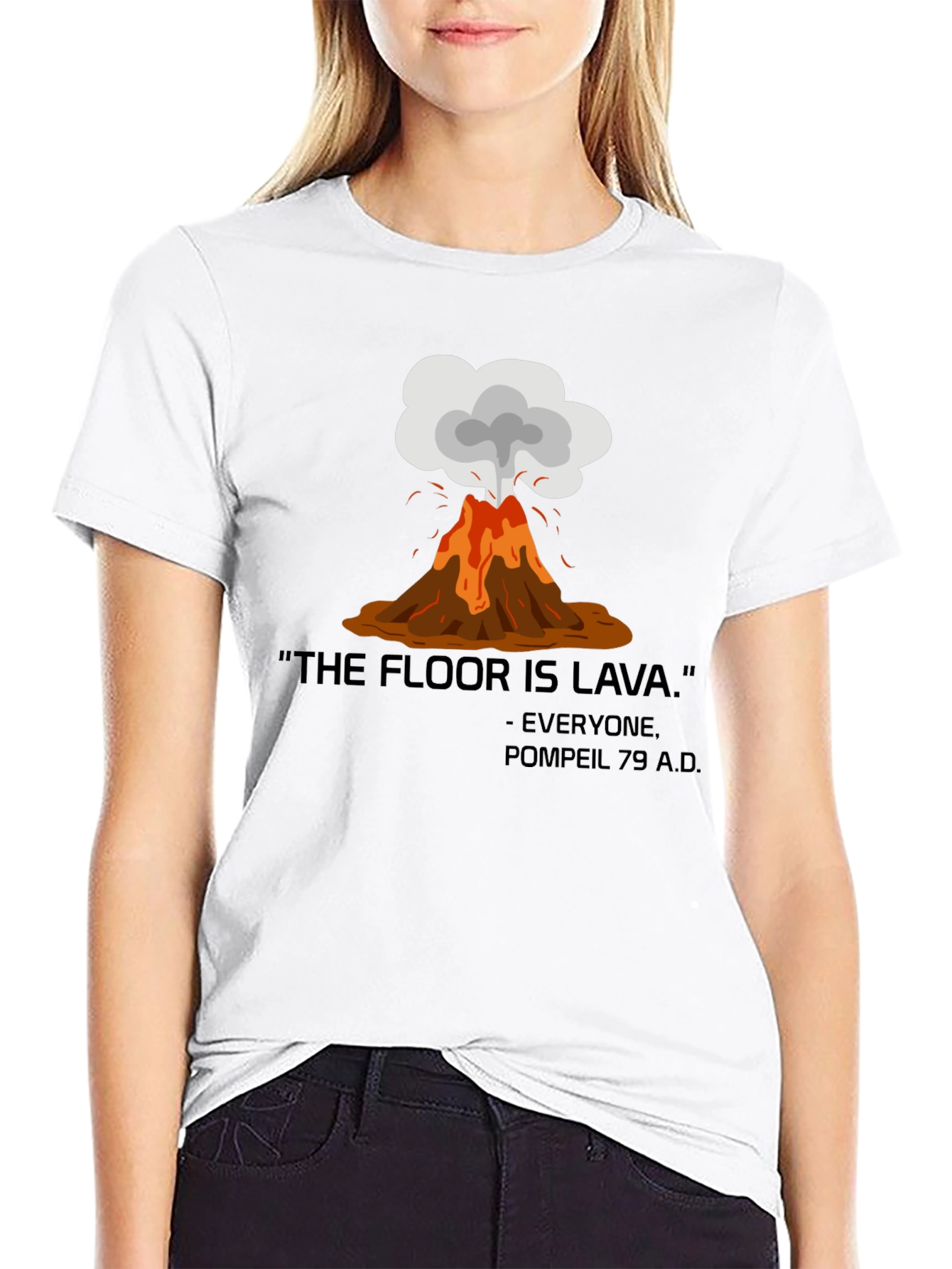 The Floor is Lava Graphic Tee