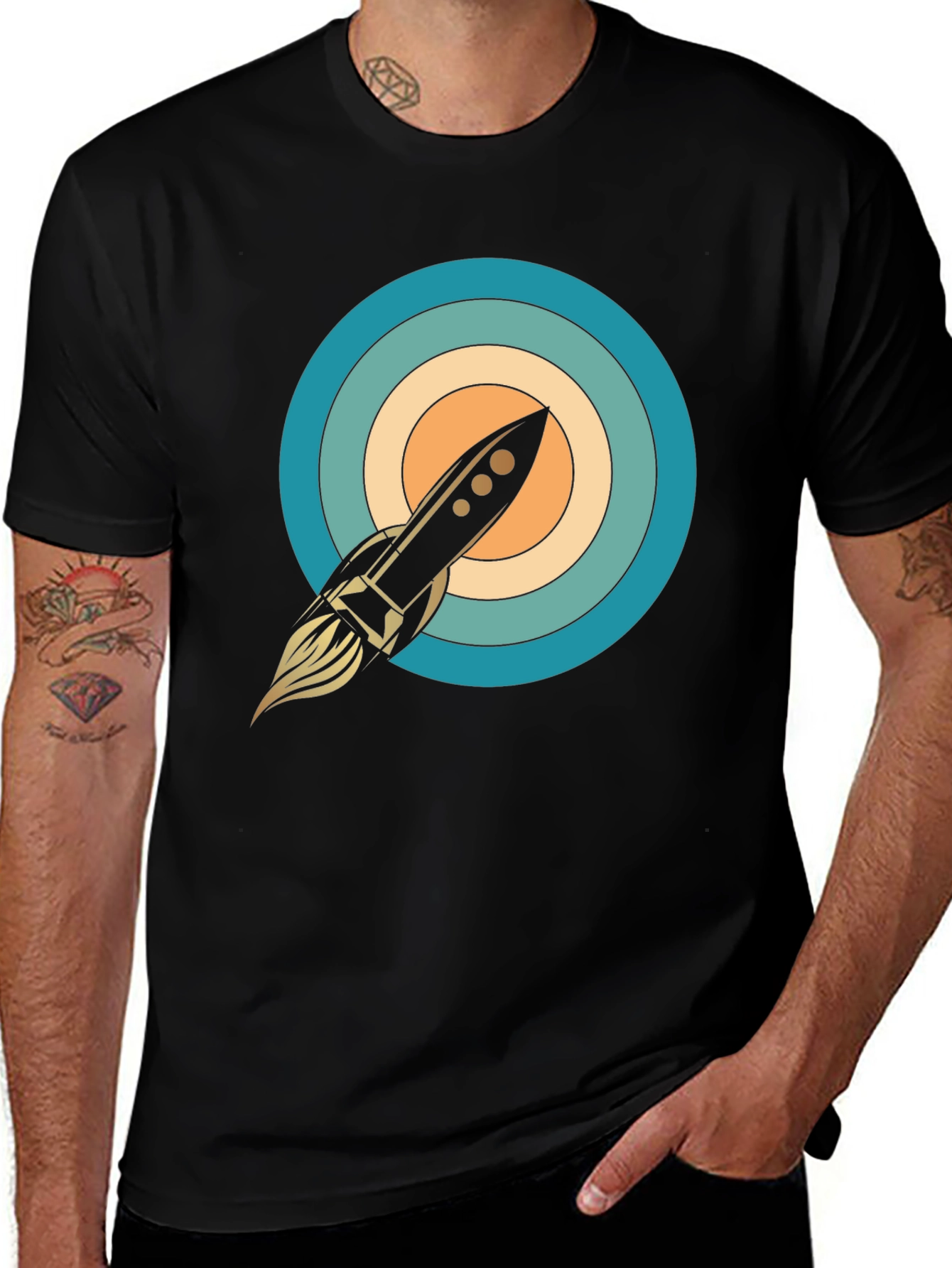 Retro Rocket T-Shirt - Blast From The Past!