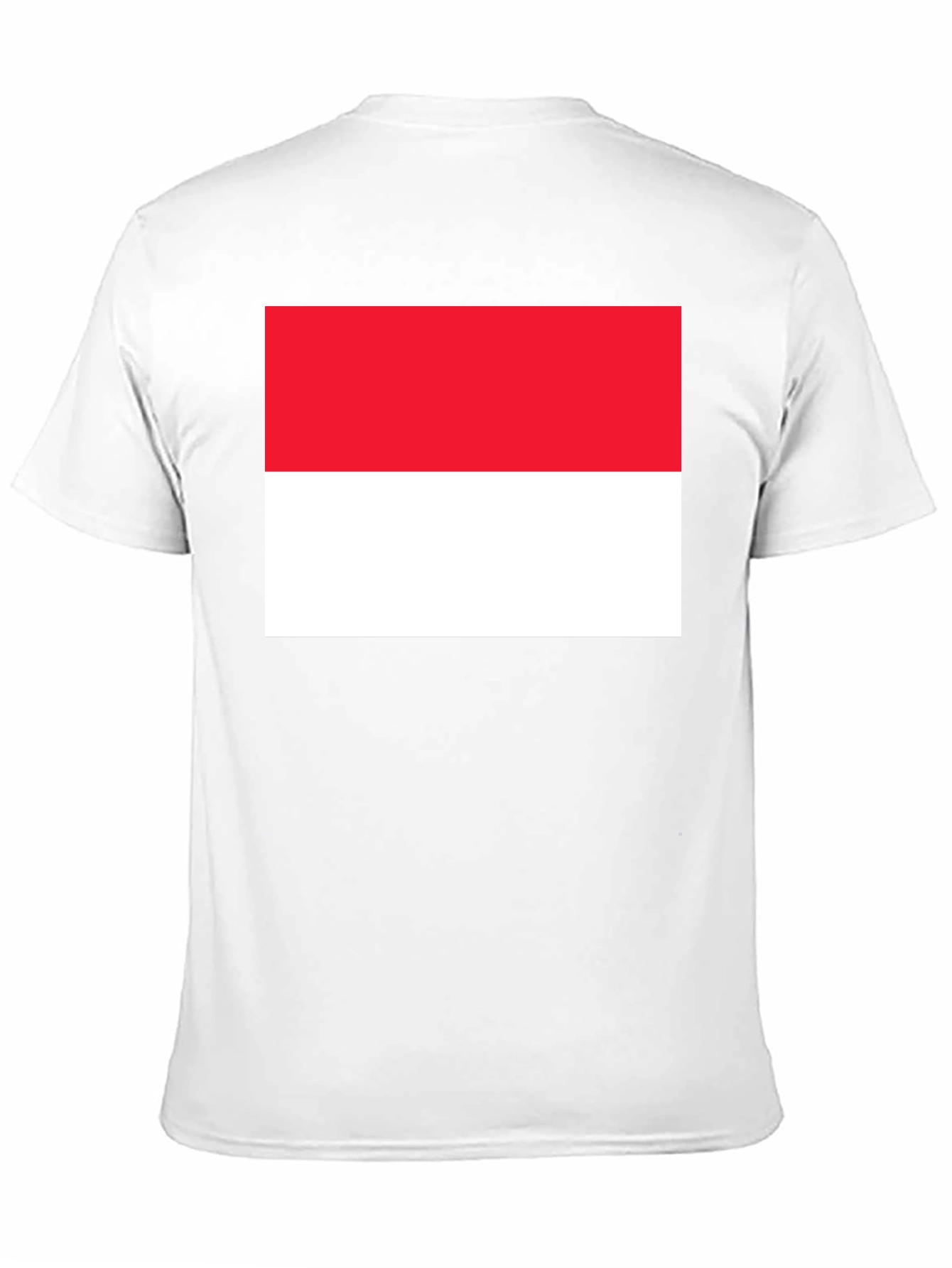 Indonesia Flag Graphic Tee - Black Cotton Blend T-Shirt