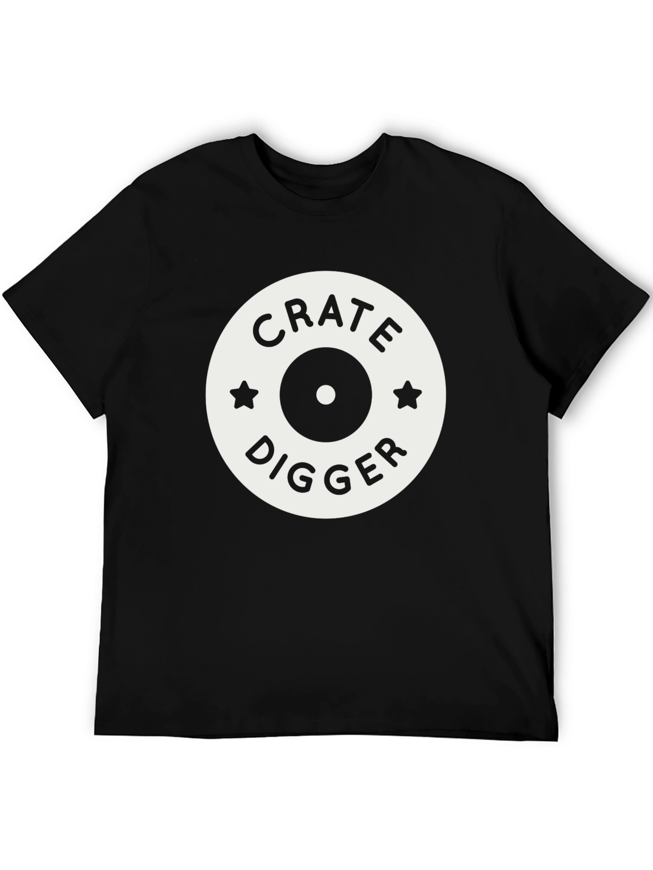 Crate Digger Black T-Shirt