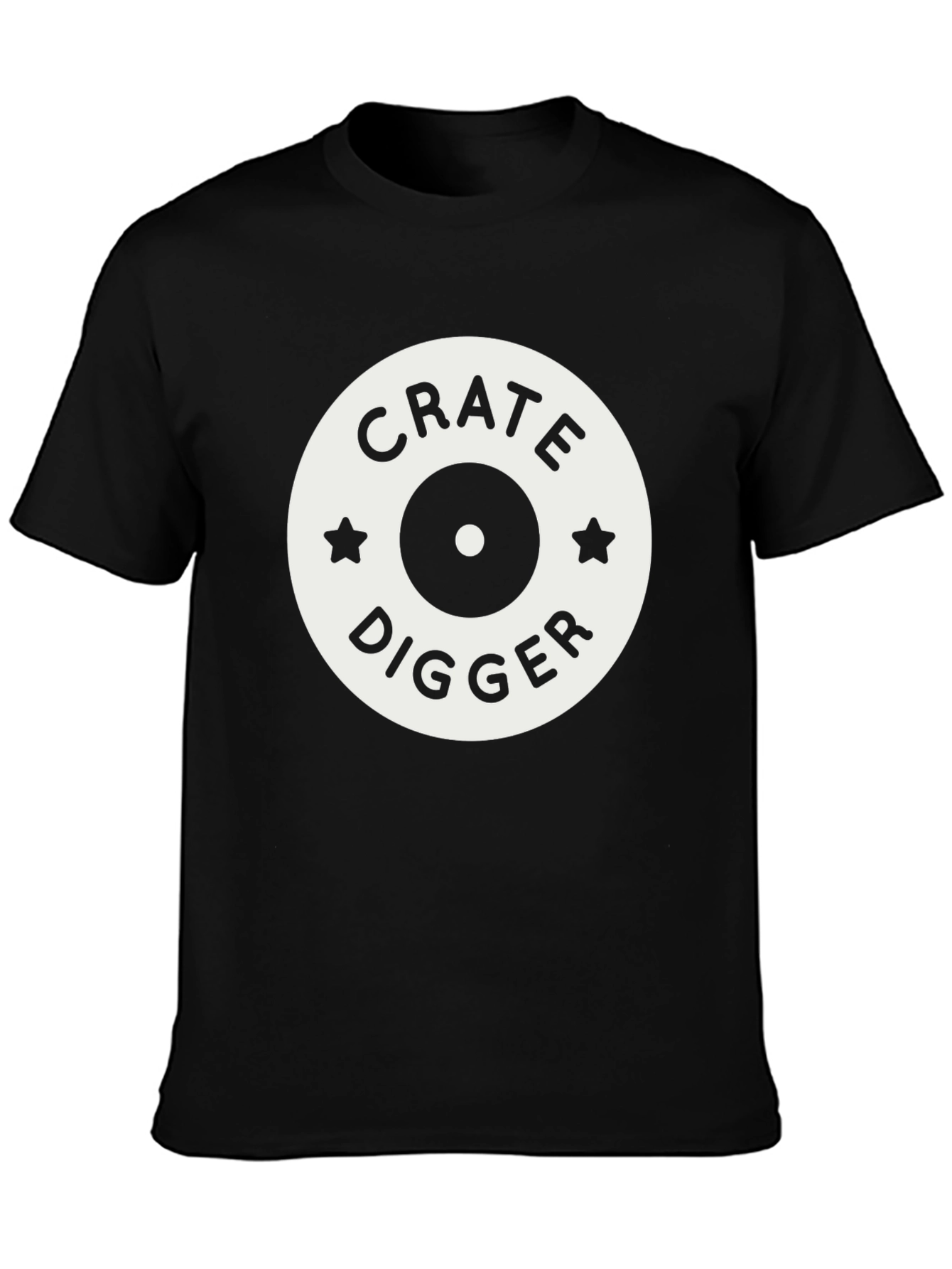 Crate Digger Black T-Shirt