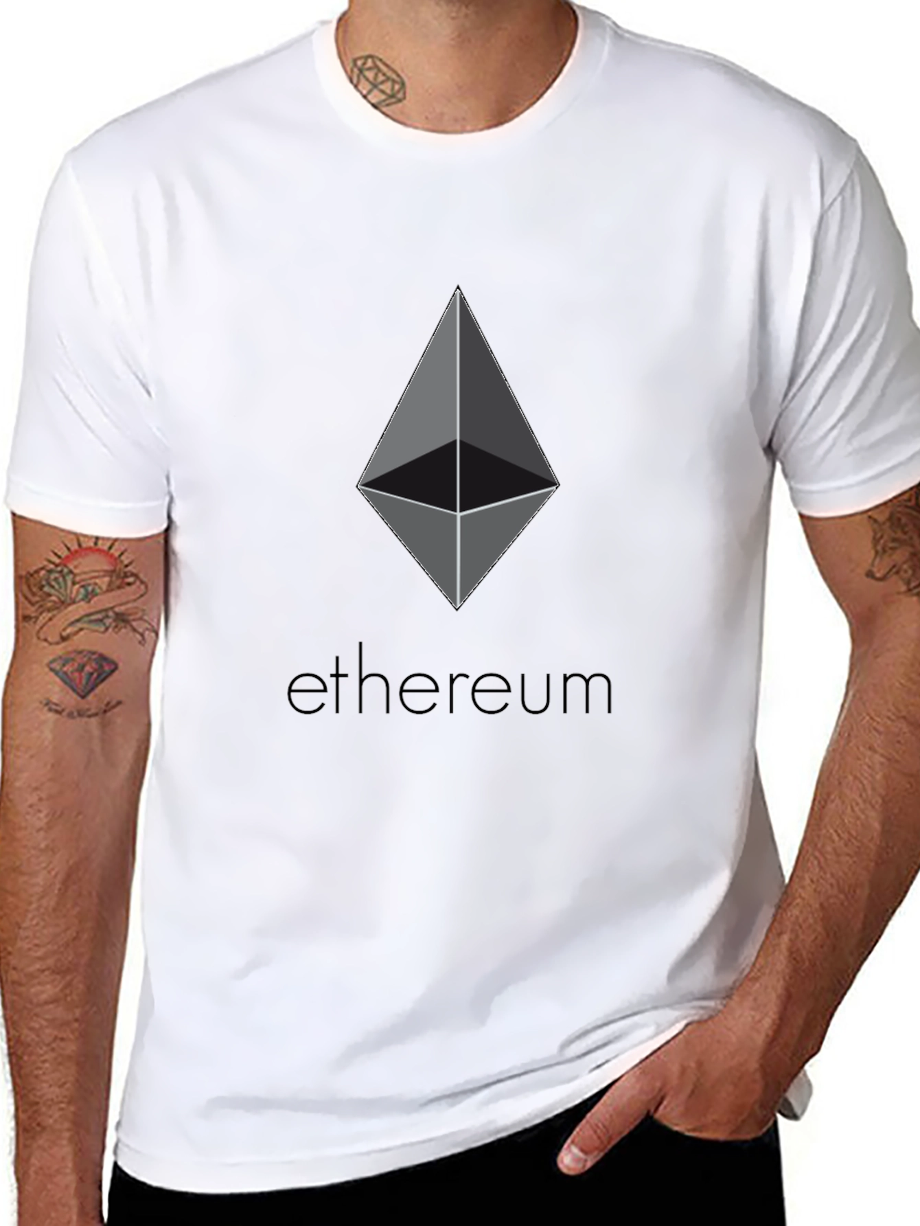 Ethereum Crypto Black T-Shirt