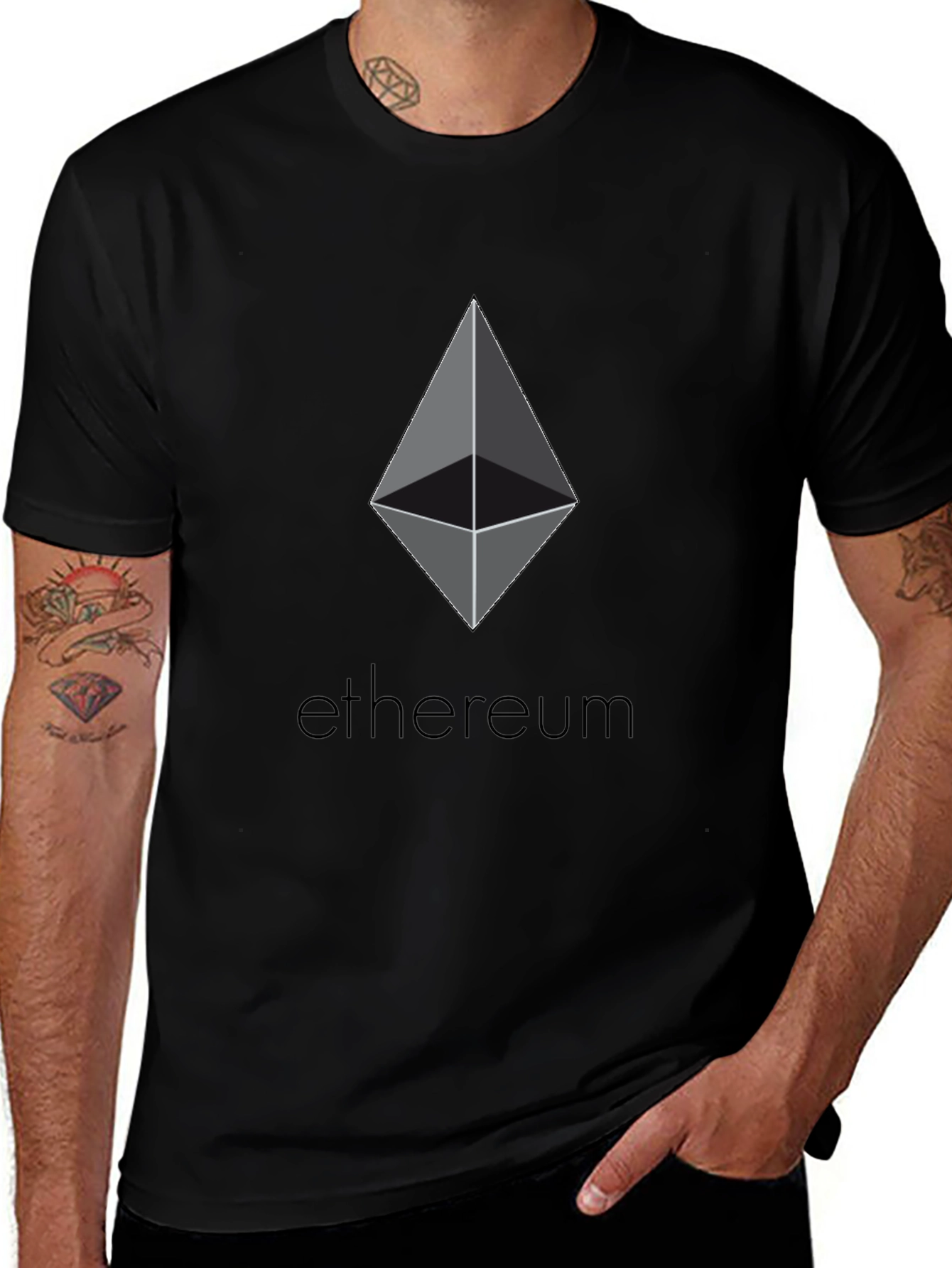 Ethereum Crypto Black T-Shirt