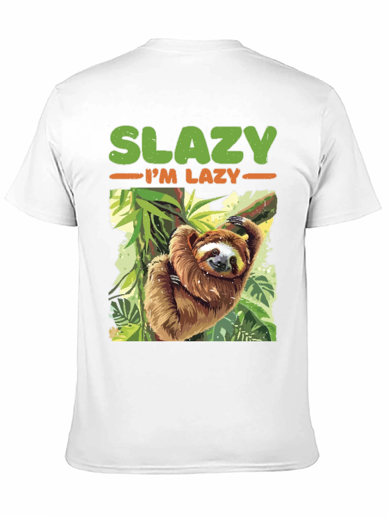 Slazy Im Lazy Sloth T-Shirt