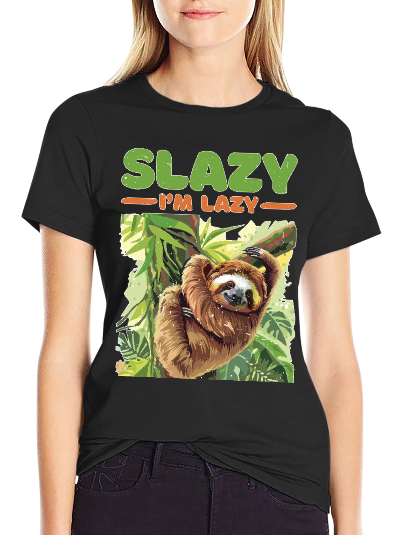 Slazy Im Lazy Sloth T-Shirt