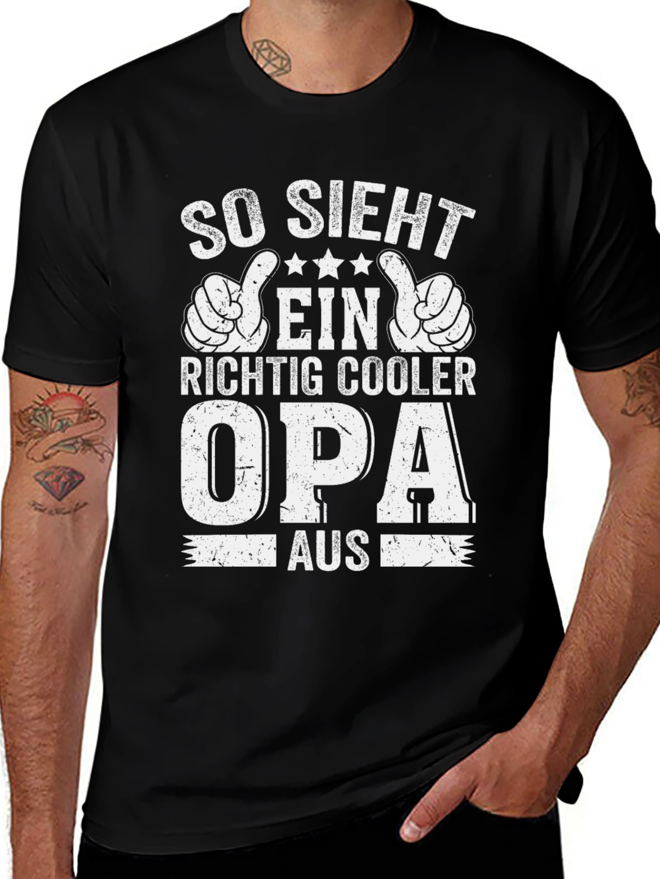 Cool Grandpa T-Shirt - German Opa Design