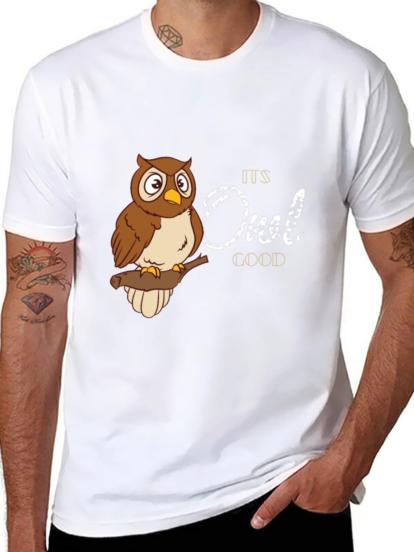 Its Owl Good T-Shirt - Cute Bird Tee