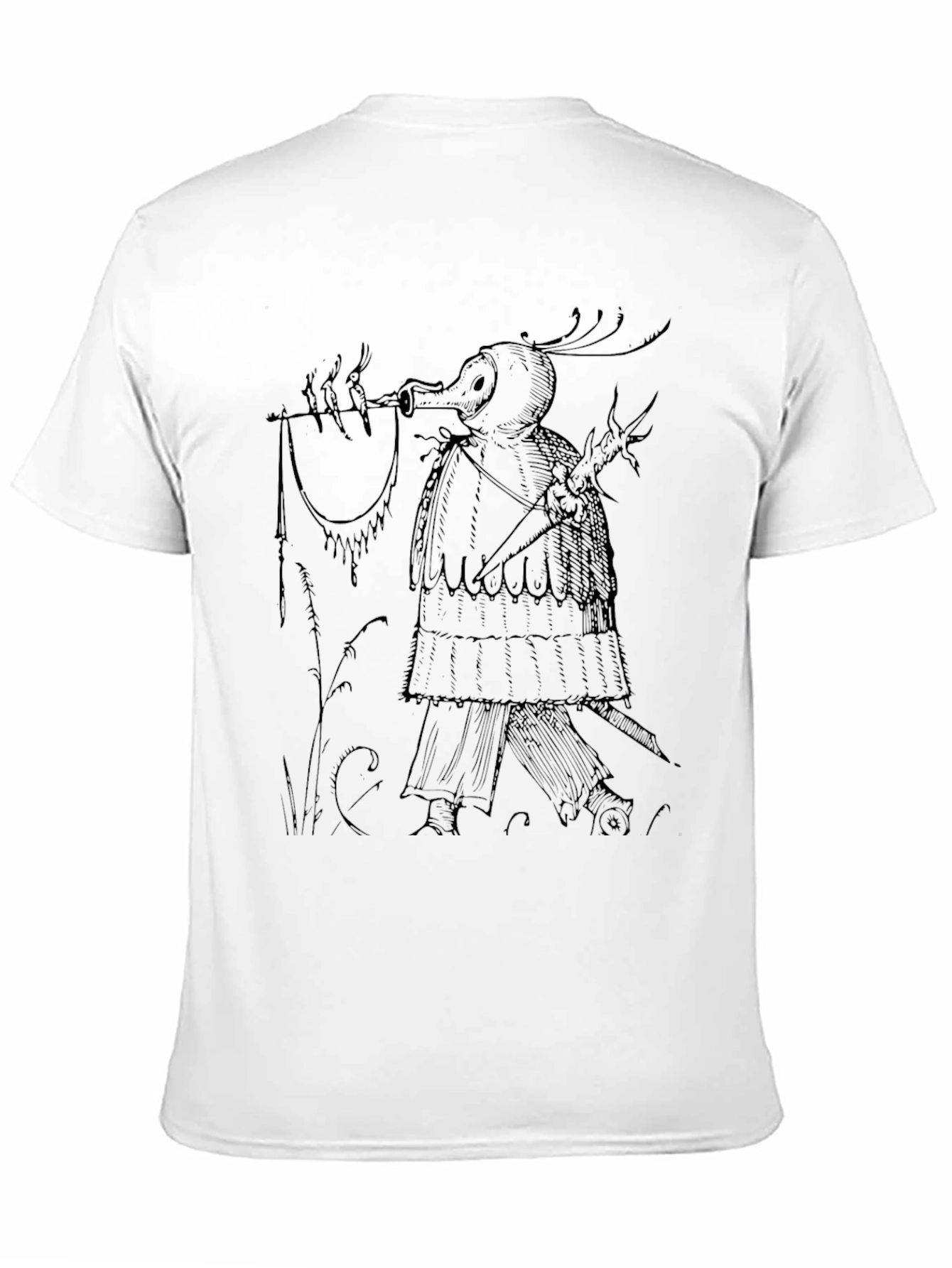 Plague Doctor Tee - Unique Graphic Print T-Shirt