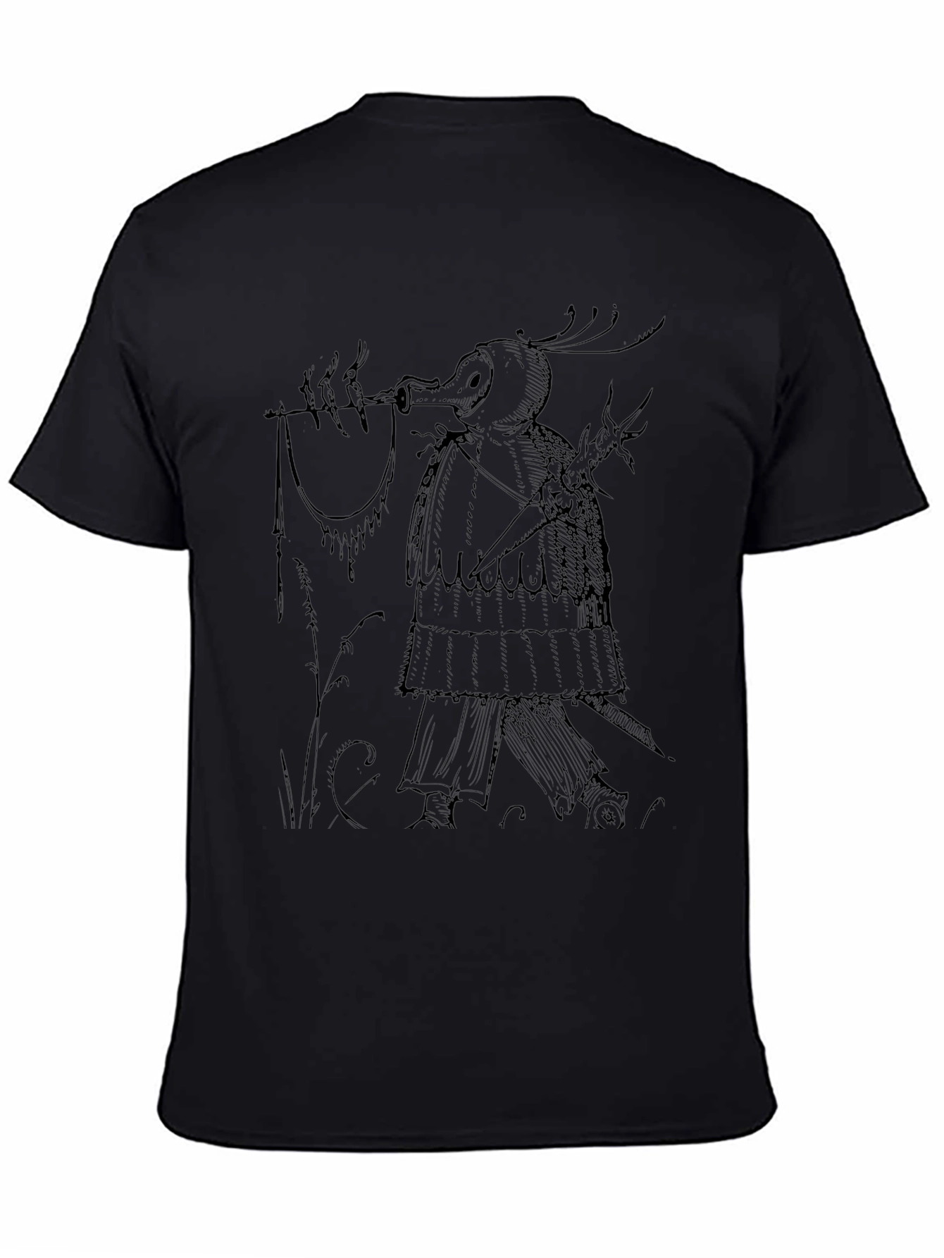 Plague Doctor Tee - Unique Graphic Print T-Shirt