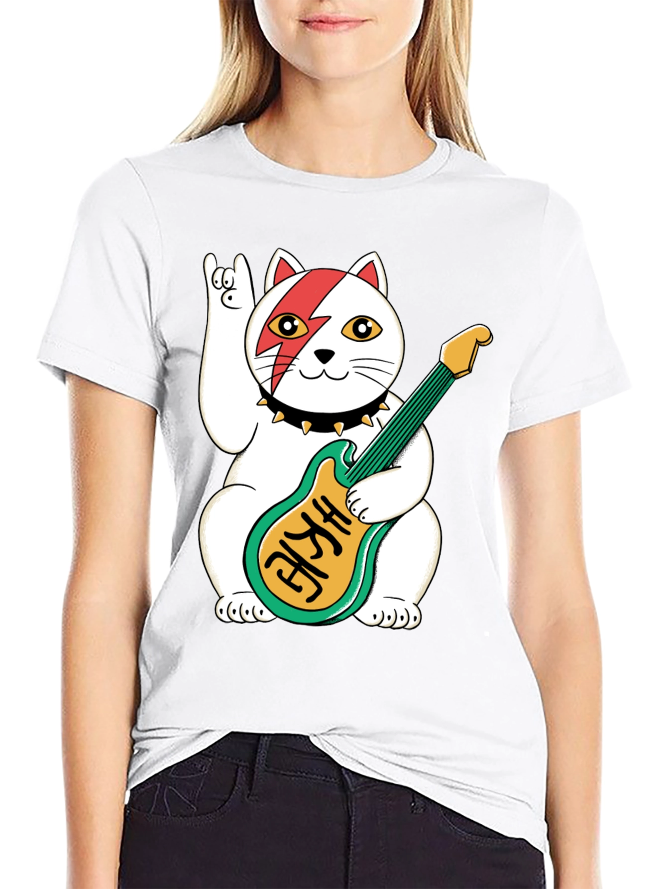 Rockstar Lucky Cat T-Shirt
