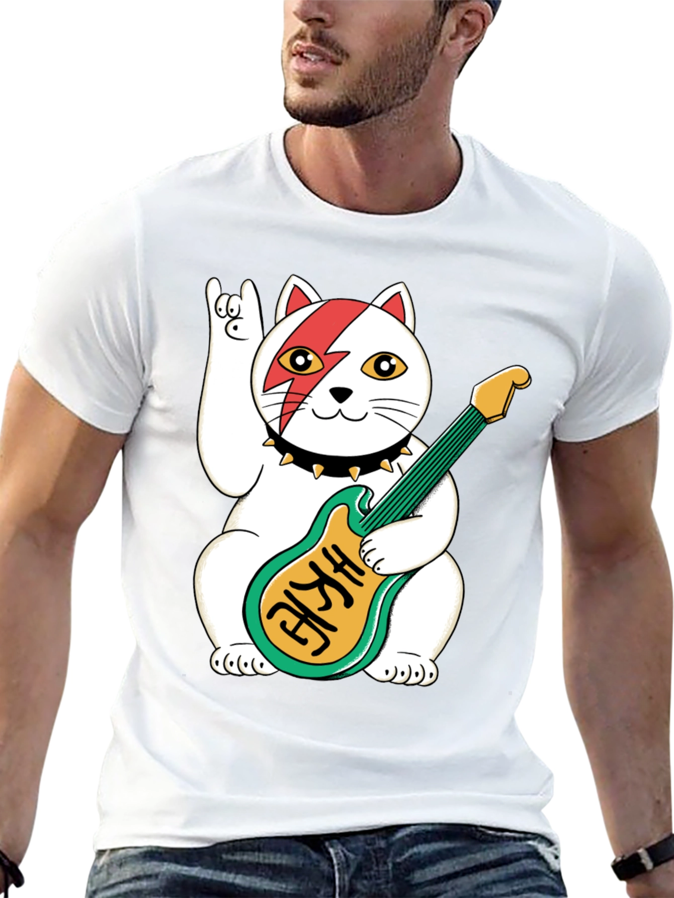 Rockstar Lucky Cat T-Shirt