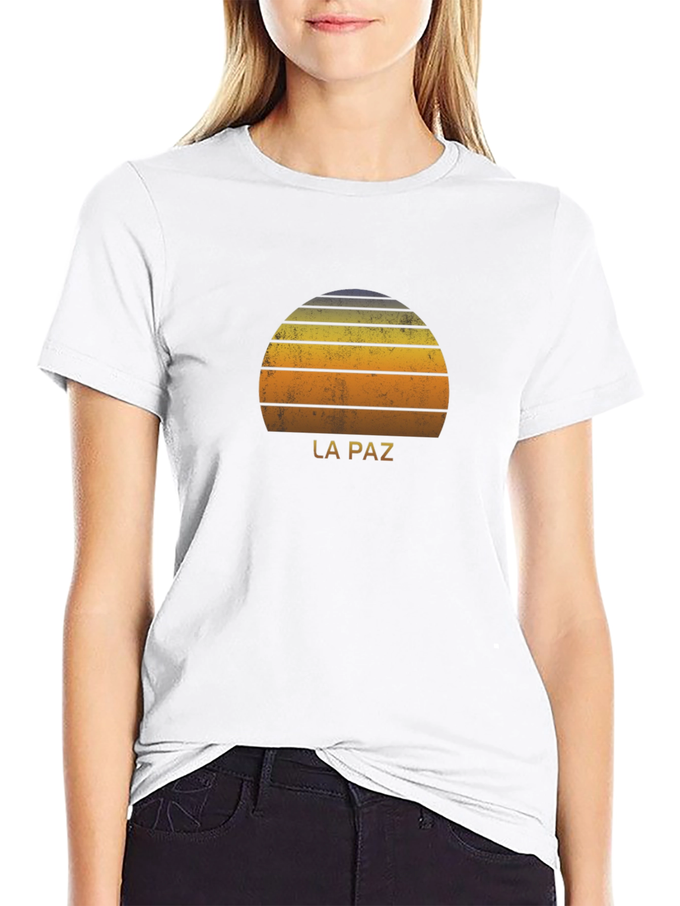 Retro La Paz Sunset T-Shirt