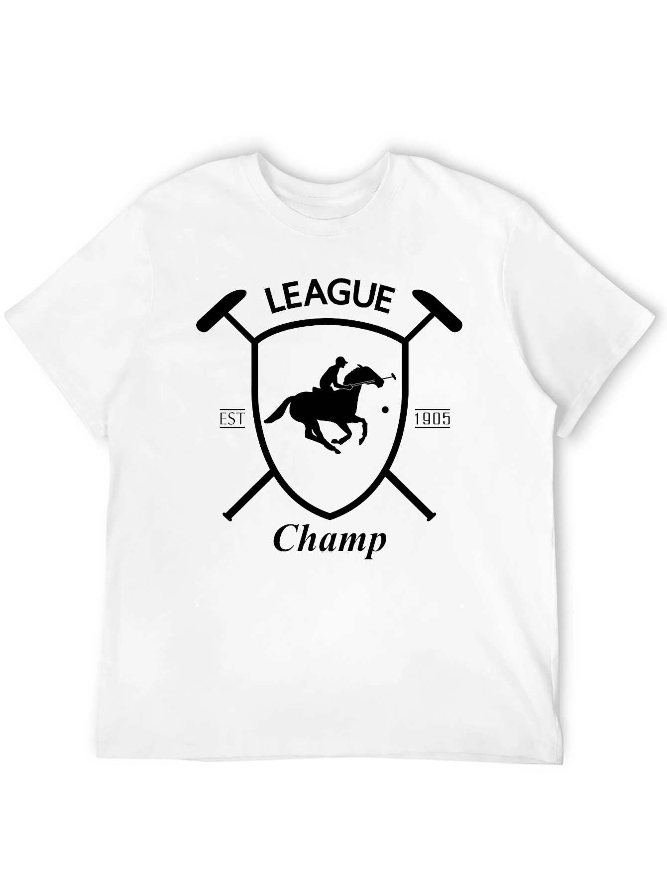 League Champ Polo T-Shirt - Classic Design