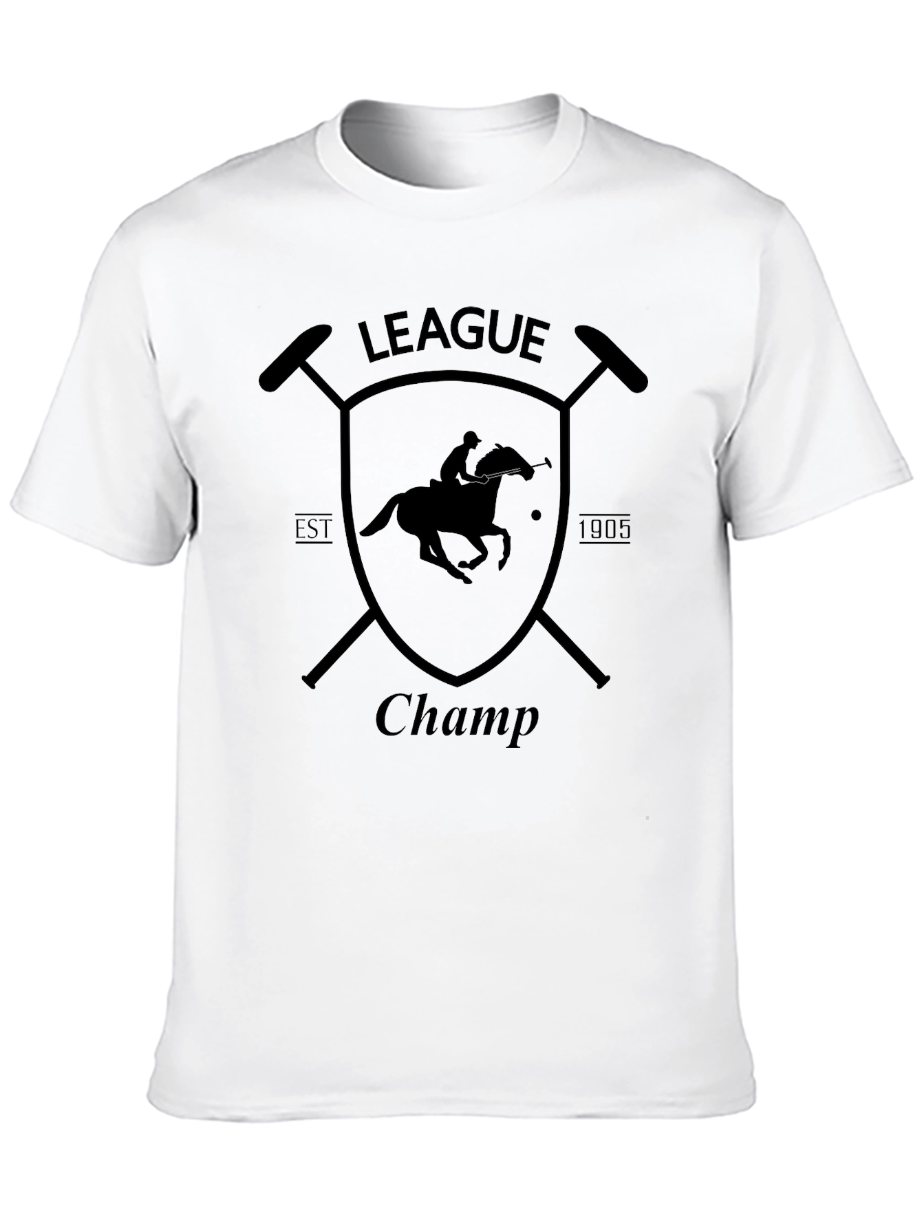 League Champ Polo T-Shirt - Classic Design