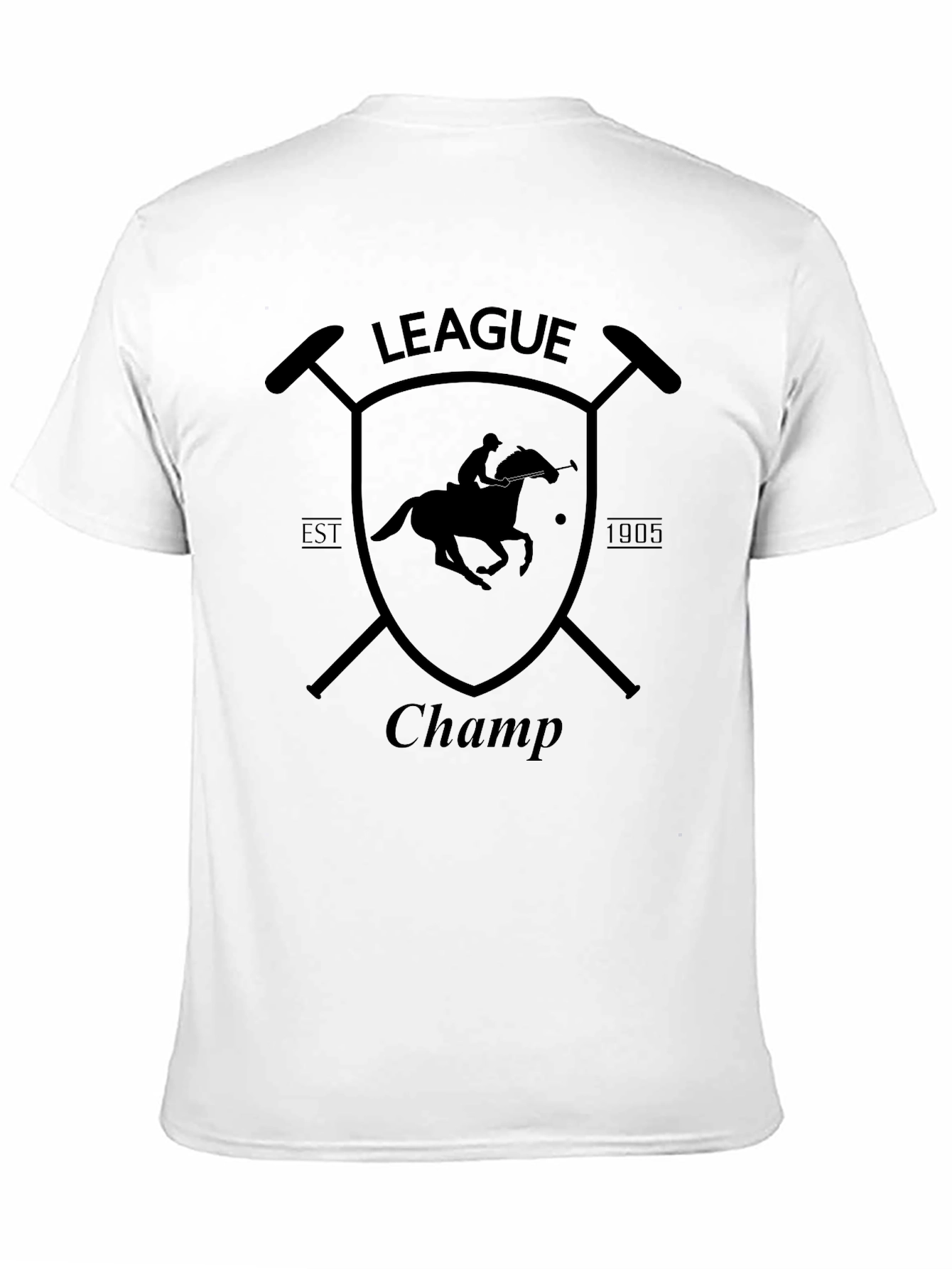 League Champ Polo T-Shirt - Classic Design