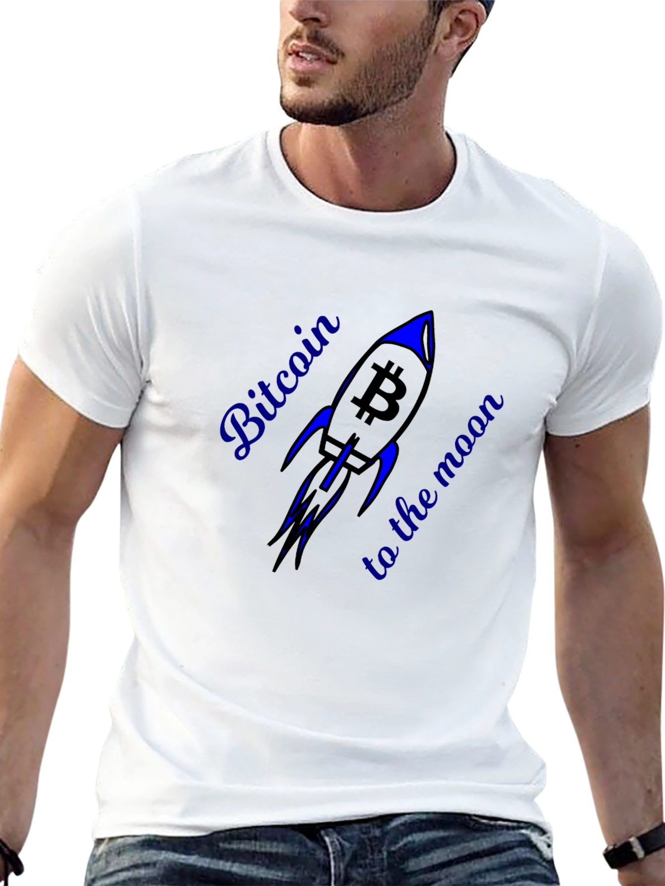 Bitcoin to the Moon T-Shirt