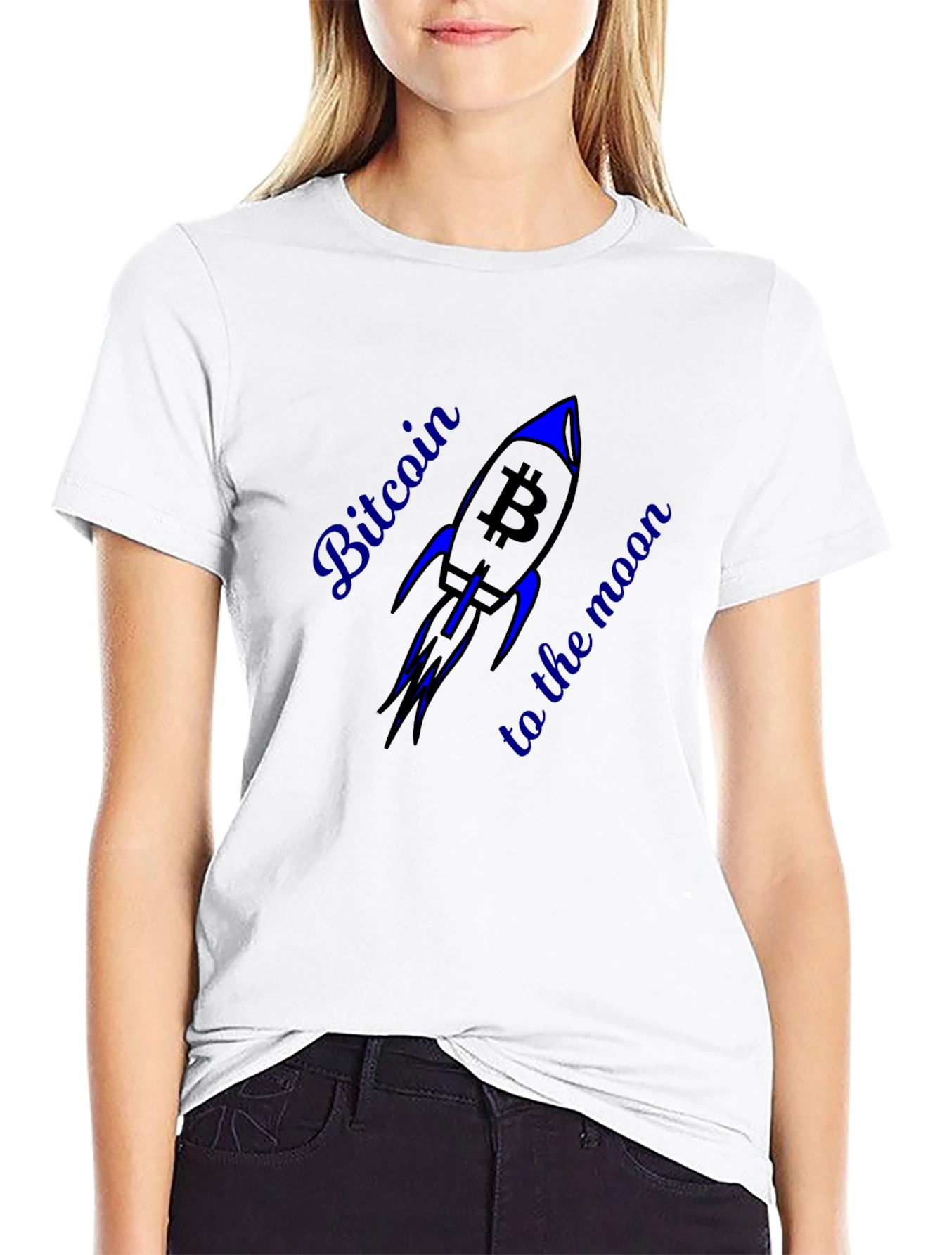Bitcoin to the Moon T-Shirt