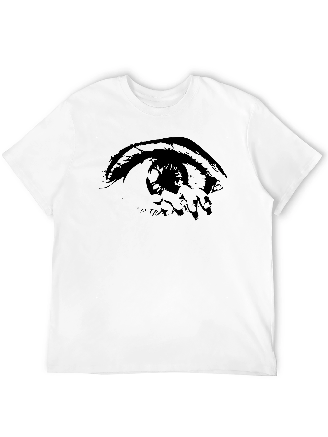 Eye Graphic Black T-Shirt for Men