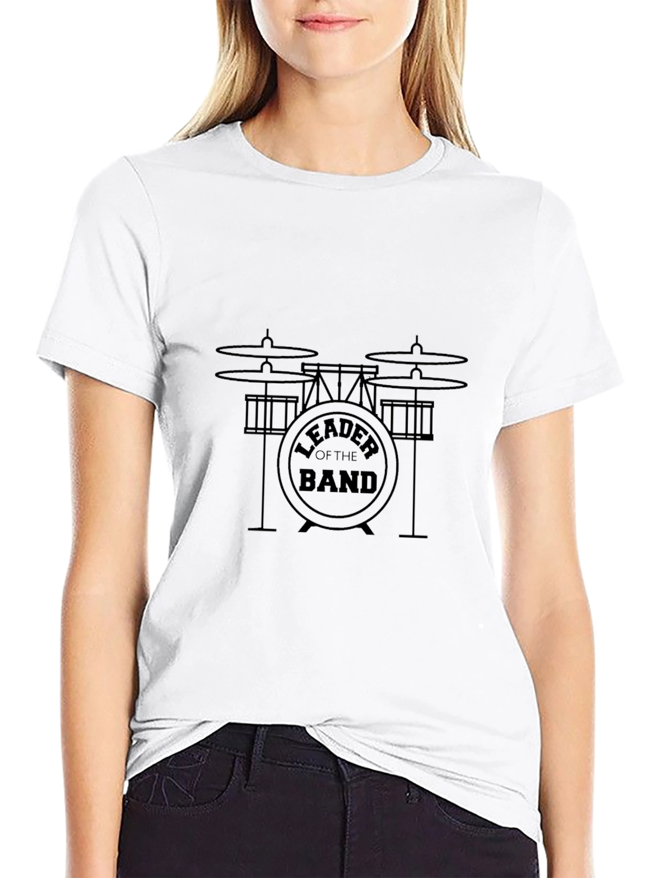 Leader of the Band Drum Set Graphic Tee