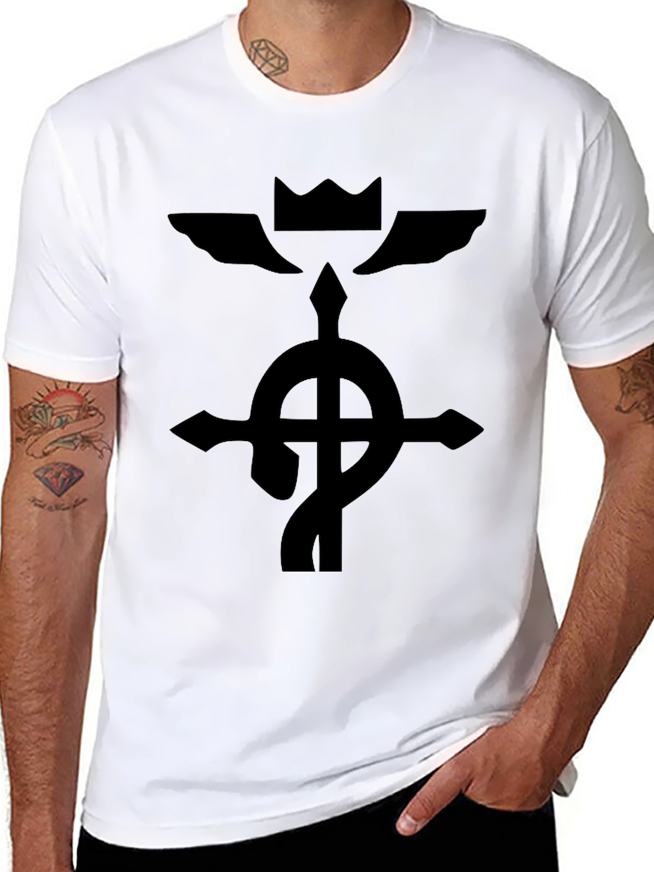 Fullmetal Alchemist Ouroboros Black T-Shirt
