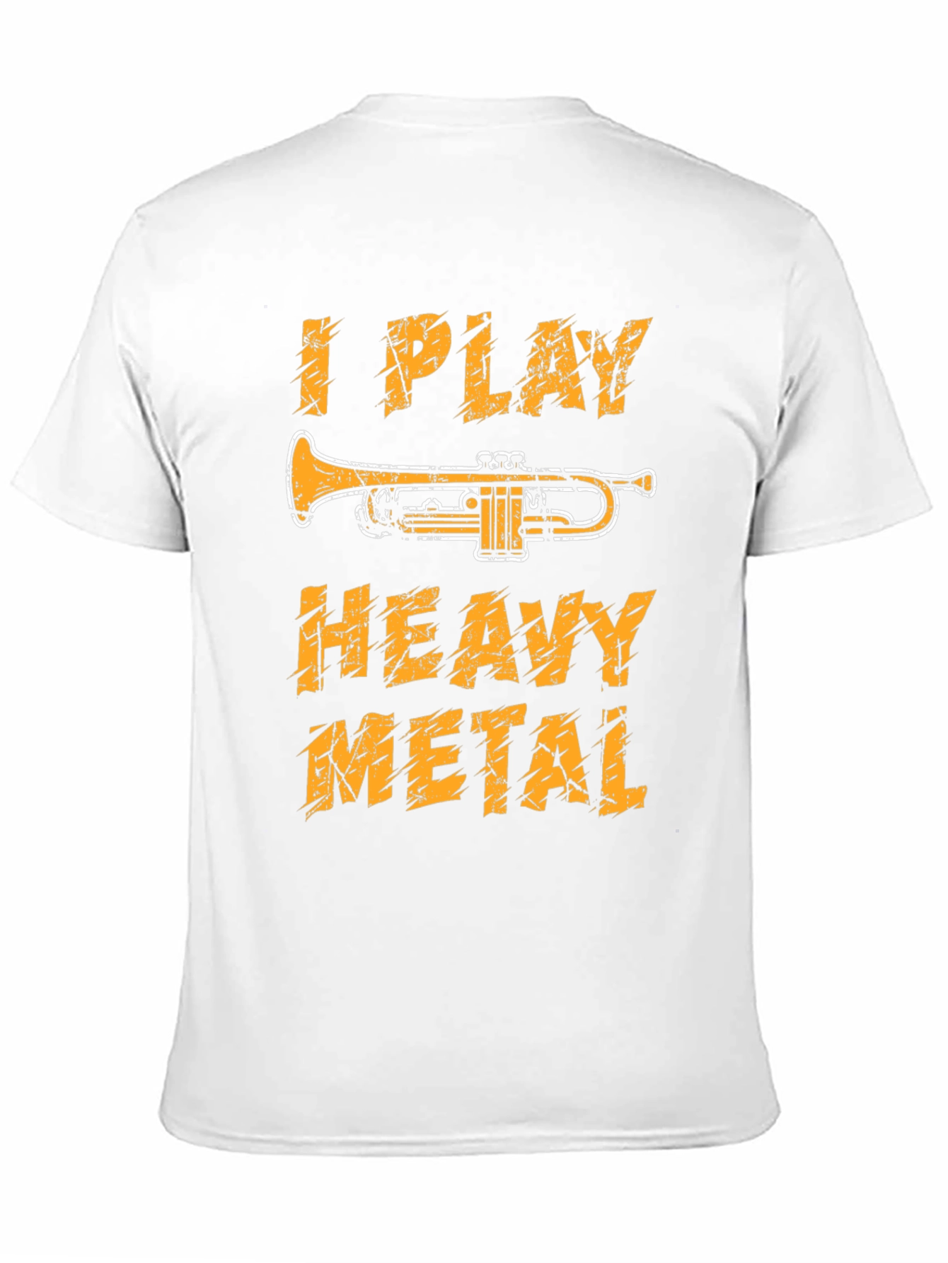 I Play Heavy Metal Trumpet Graphic Tee