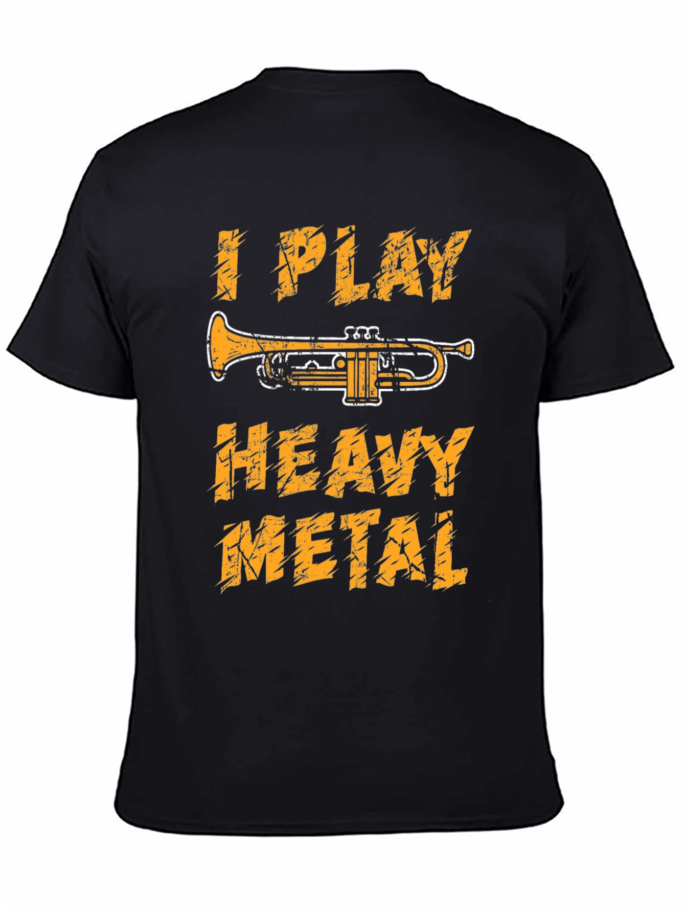 I Play Heavy Metal Trumpet Graphic Tee