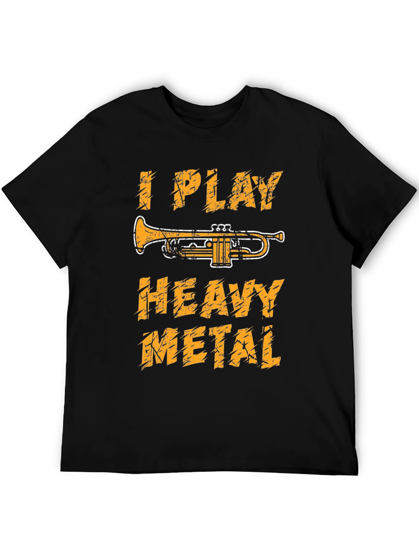 I Play Heavy Metal Trumpet Graphic Tee