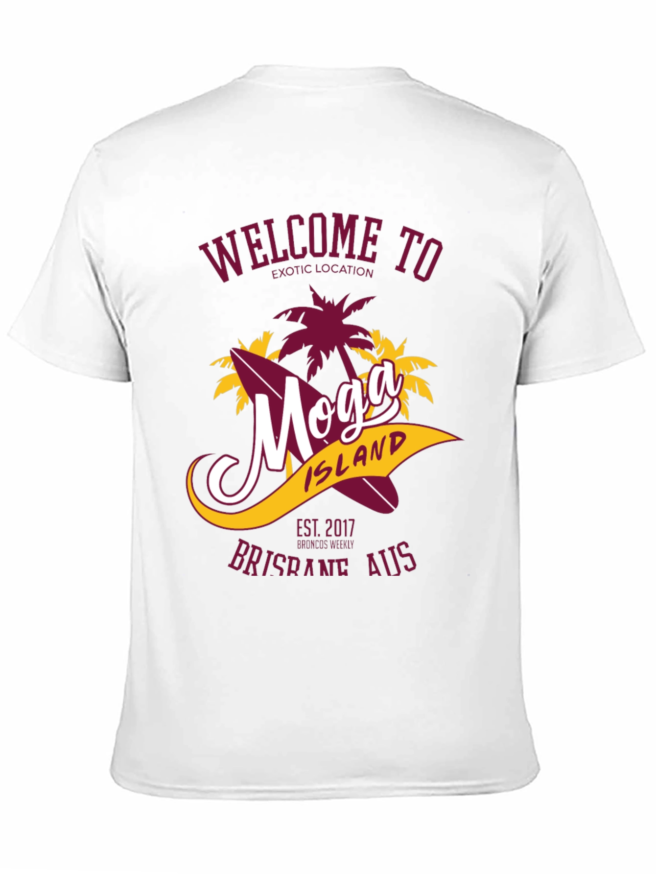 Moga Island T-Shirt - Brisbane AUS - Exotic Location